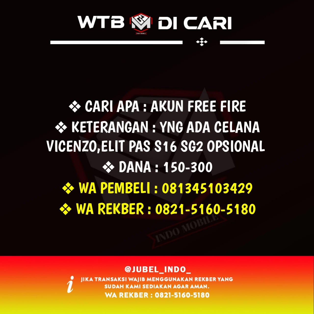 CARI AKUN FF #FF786