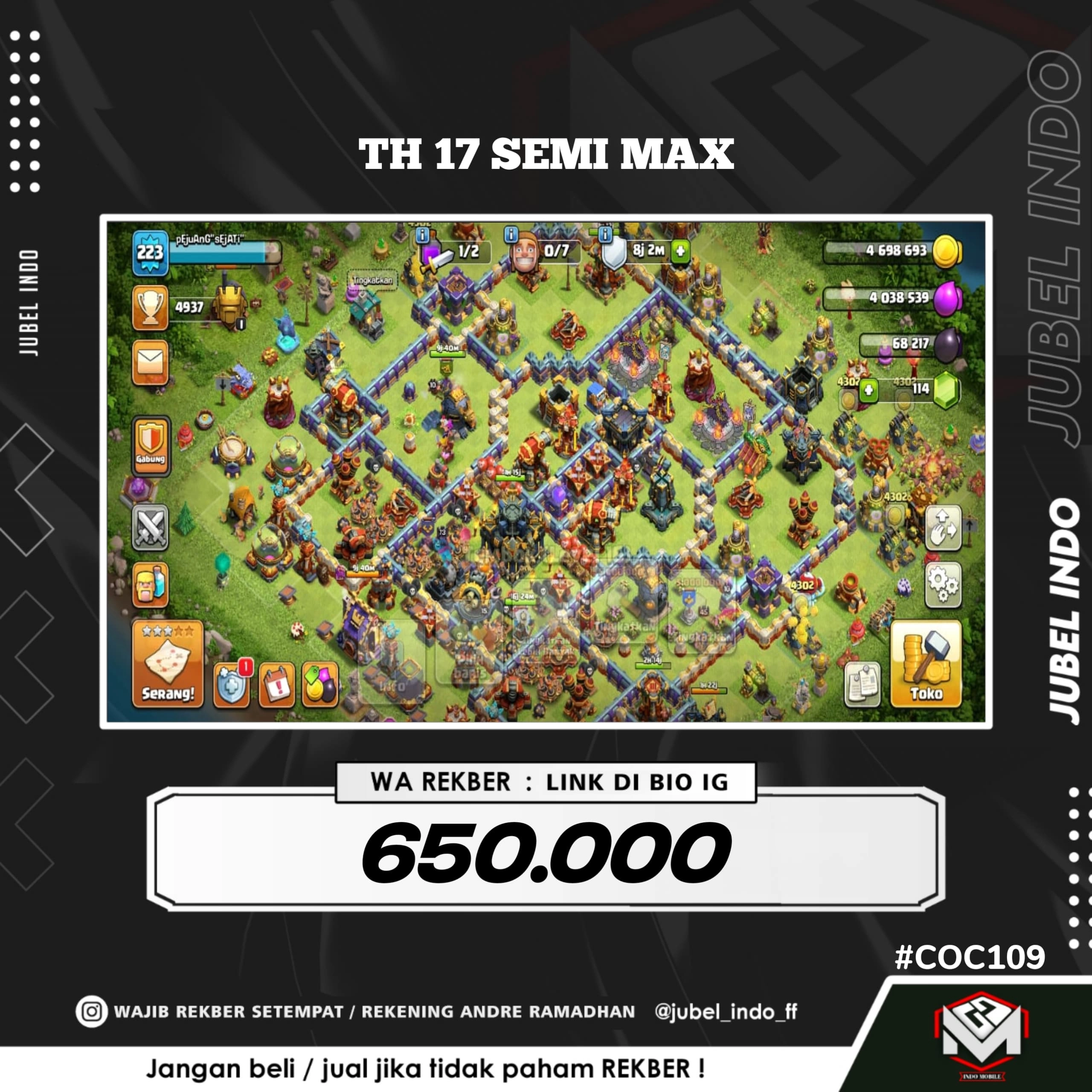 STOK COC #COC109