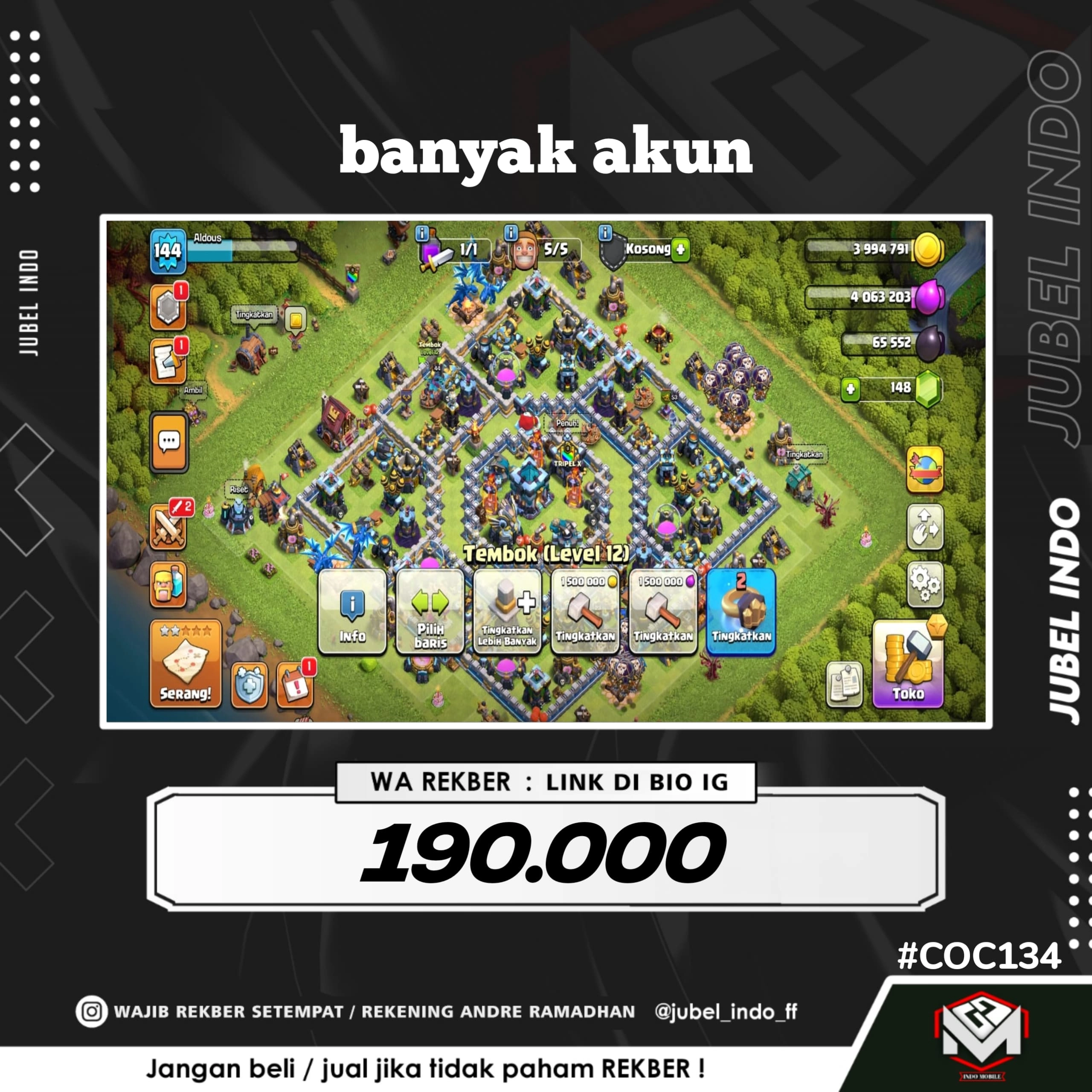 STOK COC #COC134