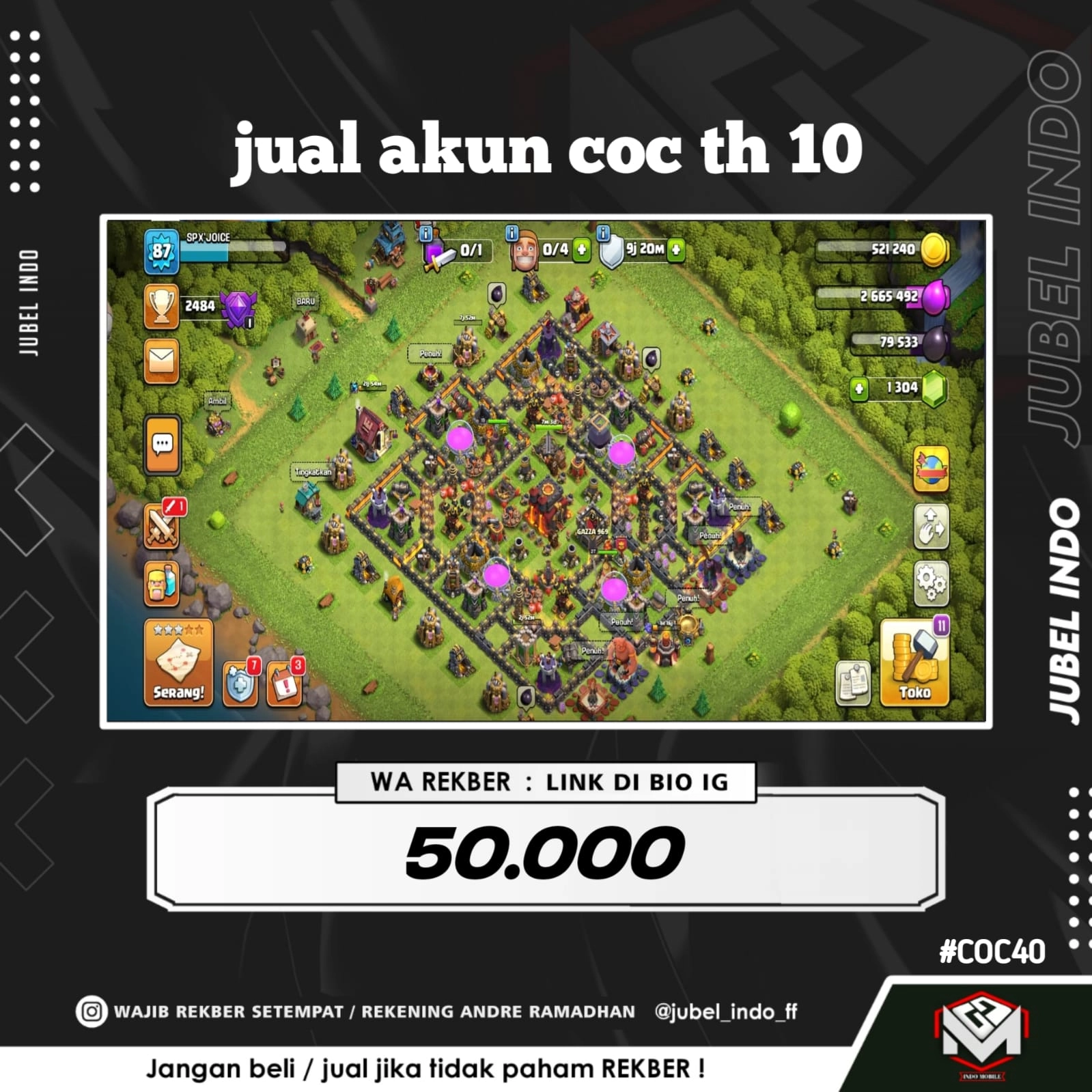 STOK COC #COC40