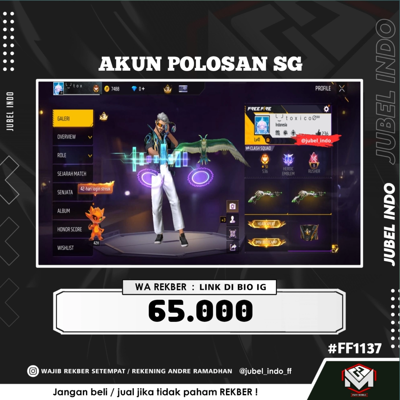 STOK FF #FF1137