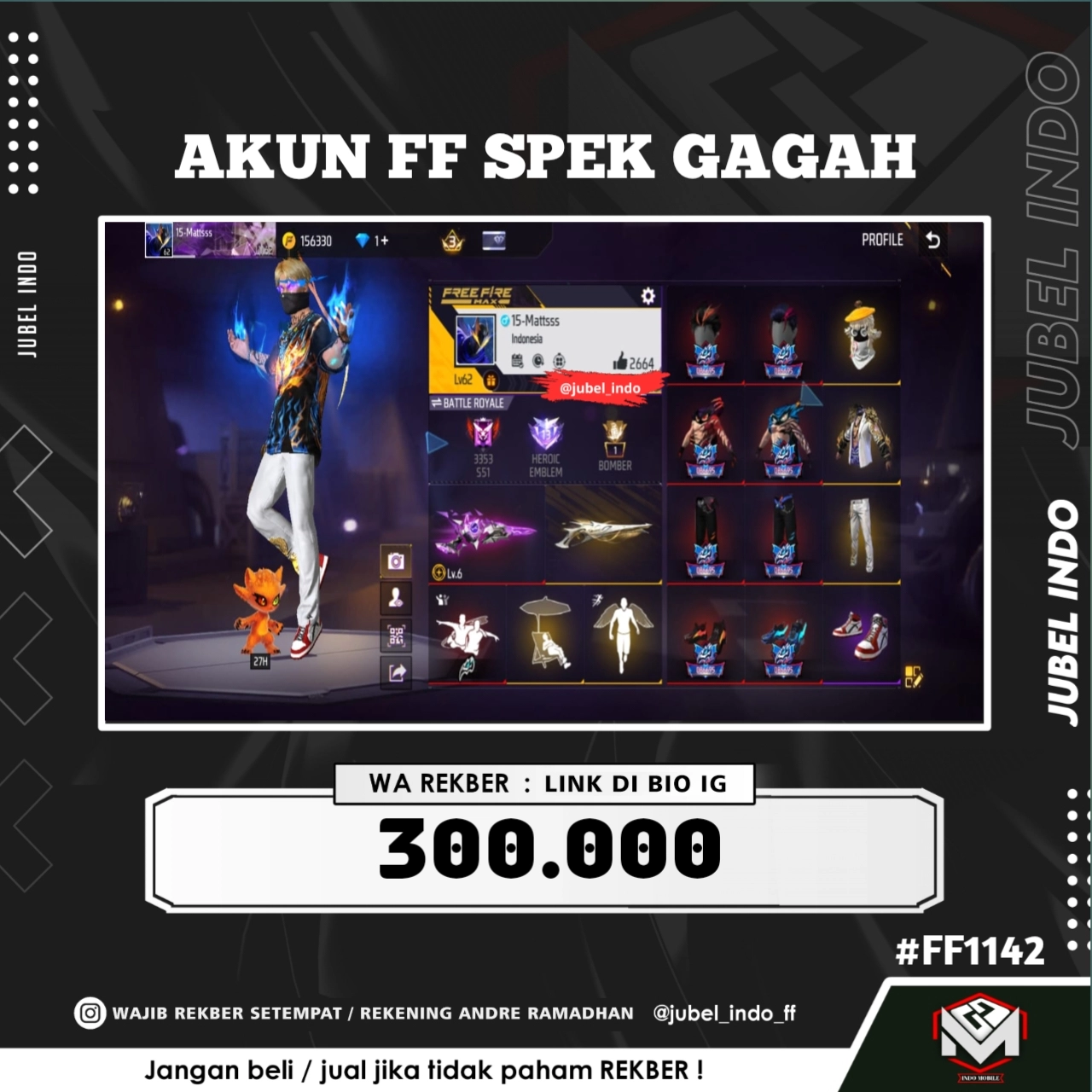 STOK FF #FF1142