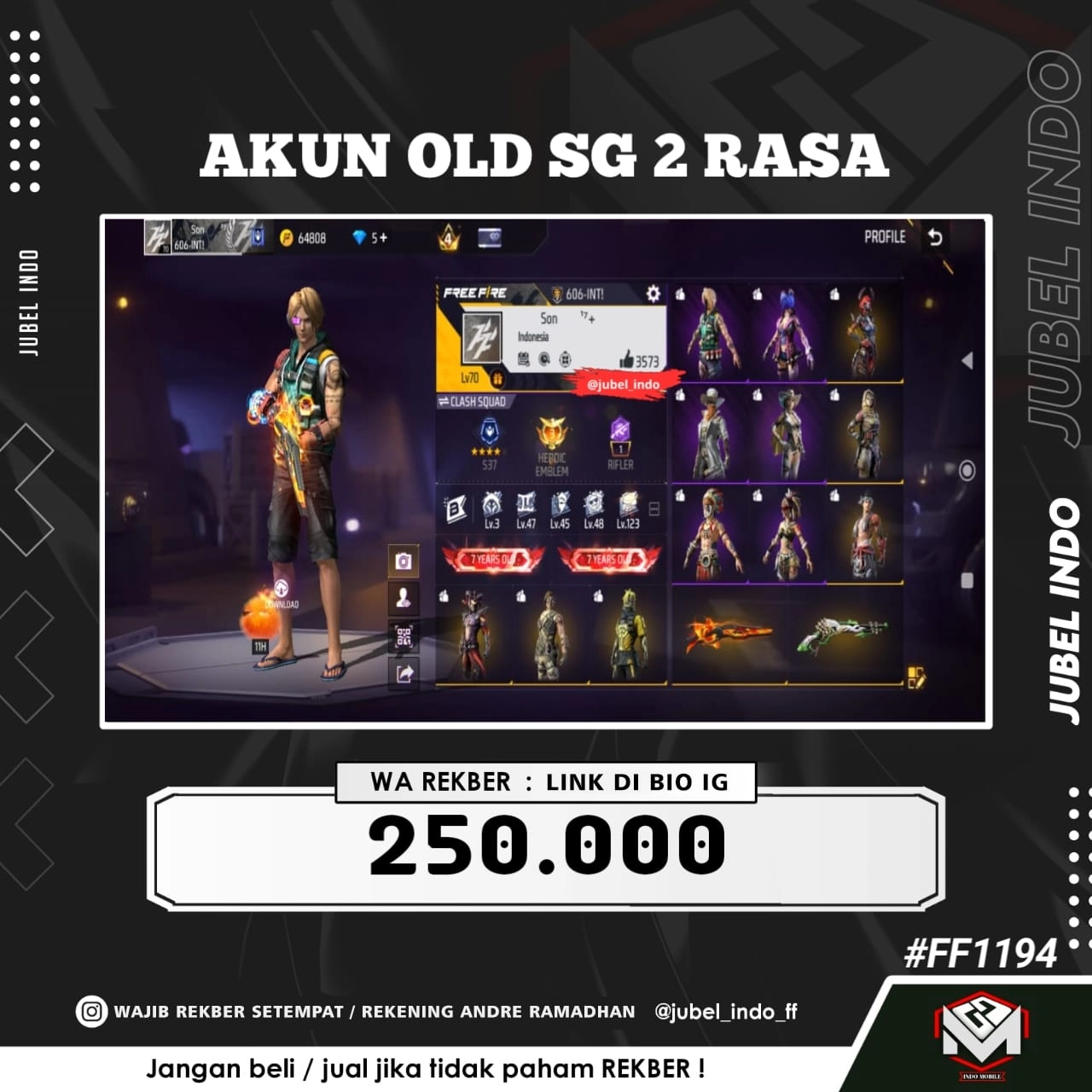 STOK FF #FF1194