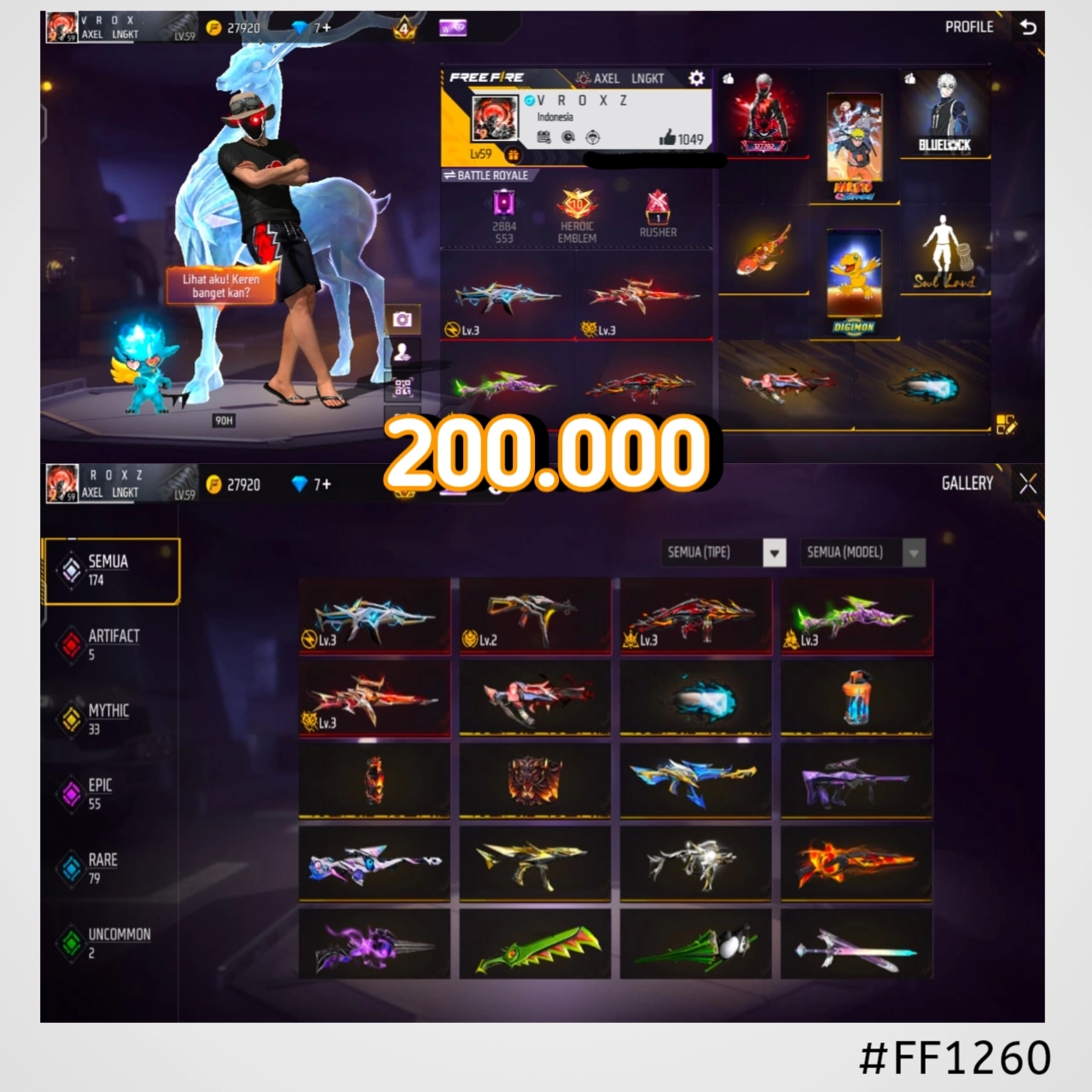 STOK FF #FF1260