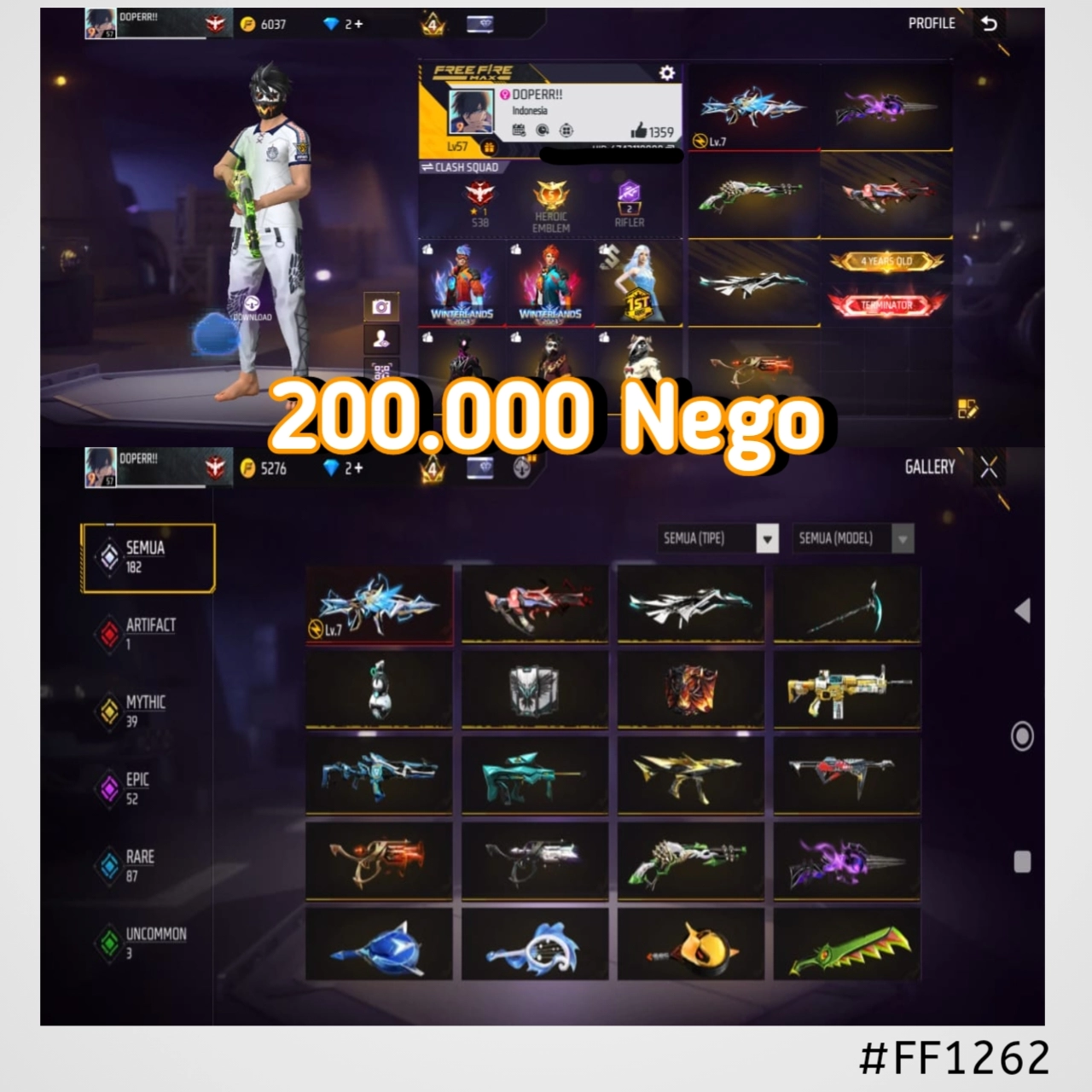 STOK FF #FF1262