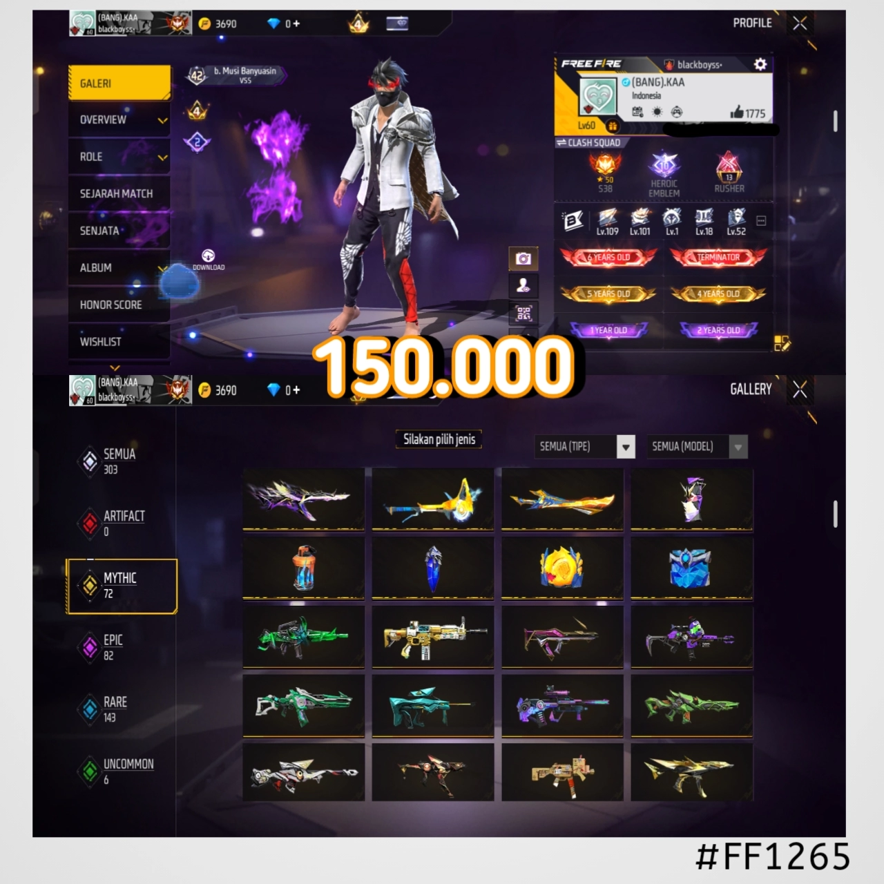 STOK FF #FF1265