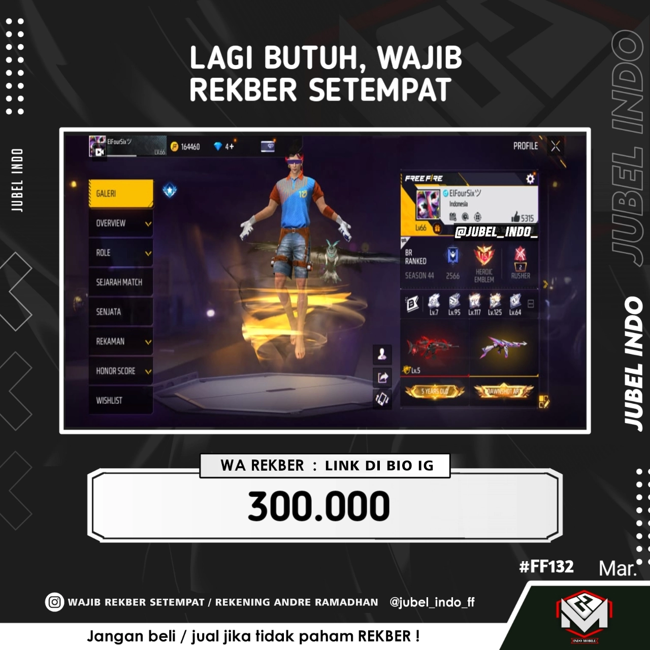 STOK FF #FF132