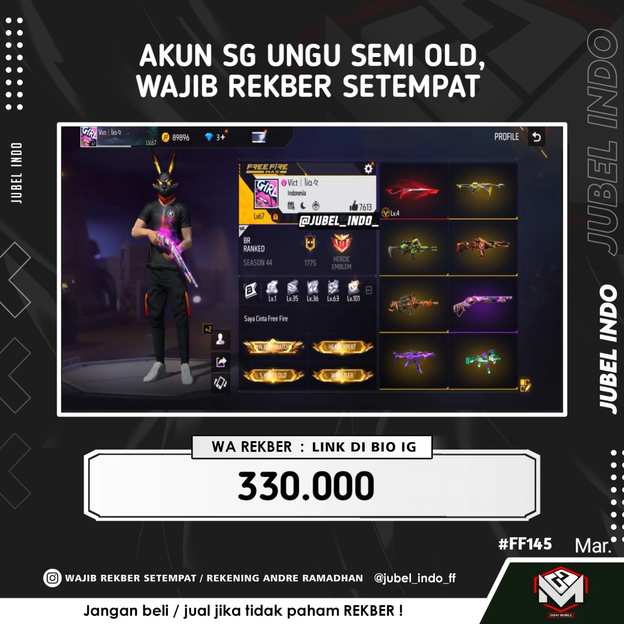 STOK FF #FF145