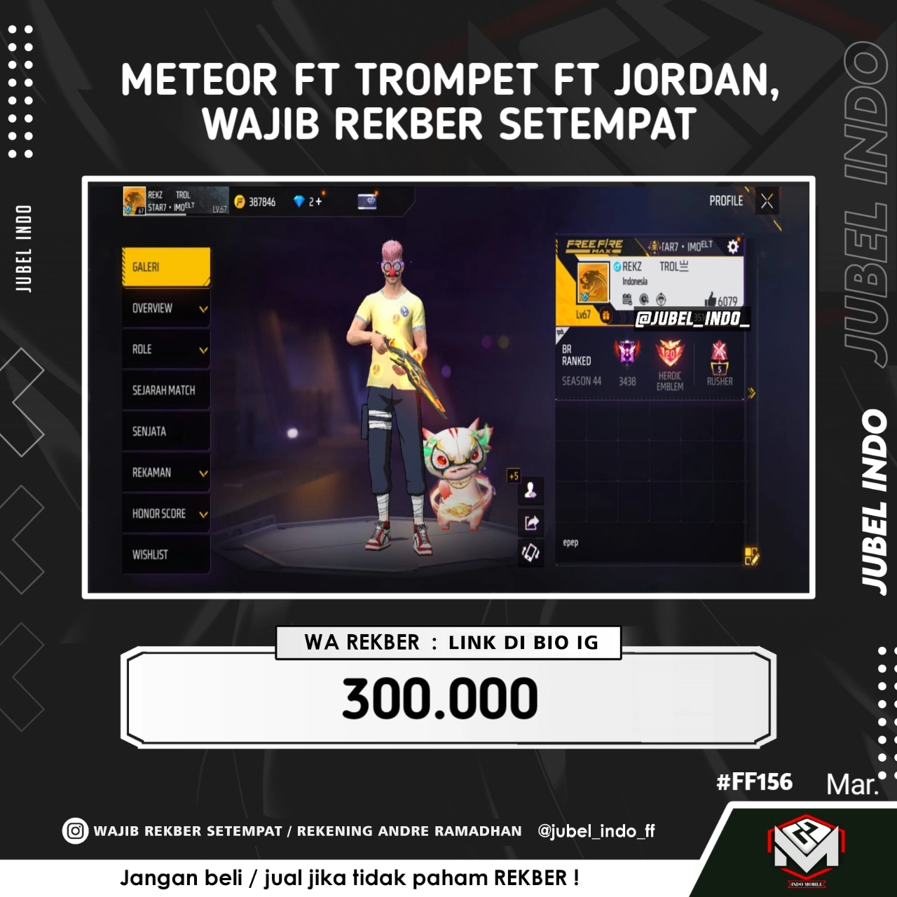STOK FF #FF156