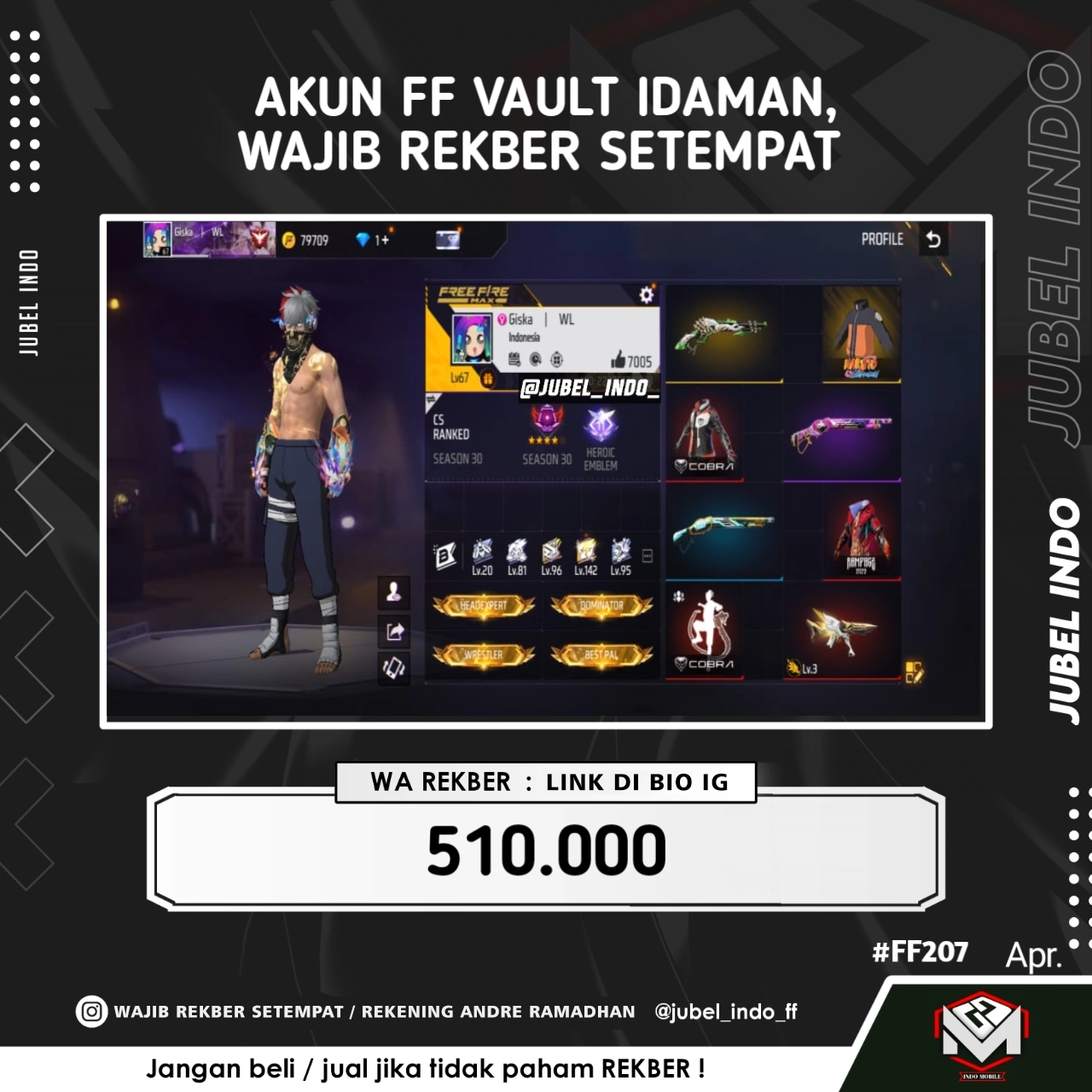 STOK FF #FF207