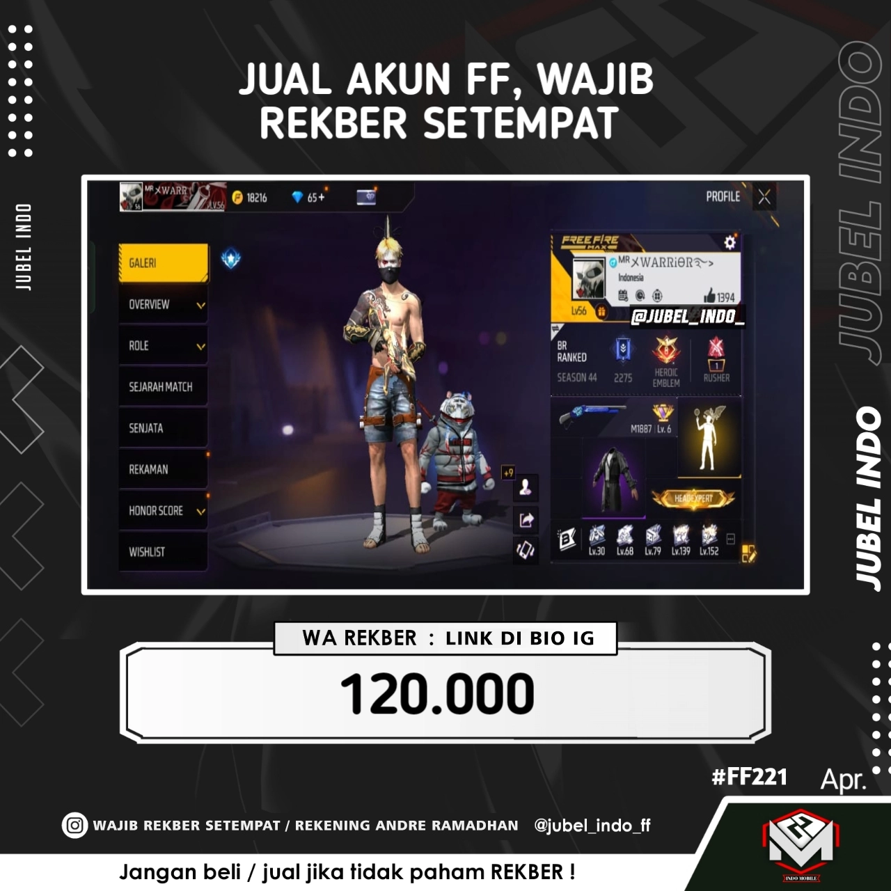 STOK FF #FF221