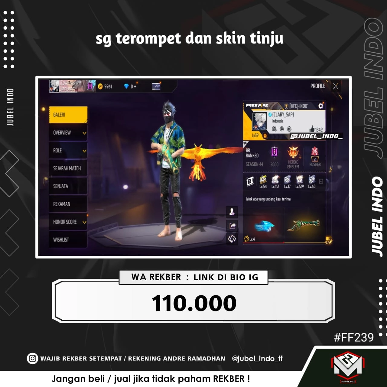 STOK FF #FF239