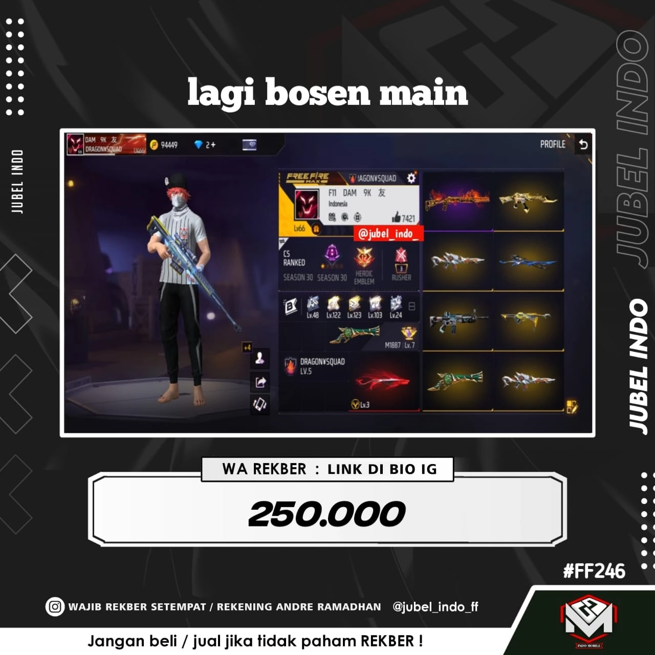 STOK FF #FF246