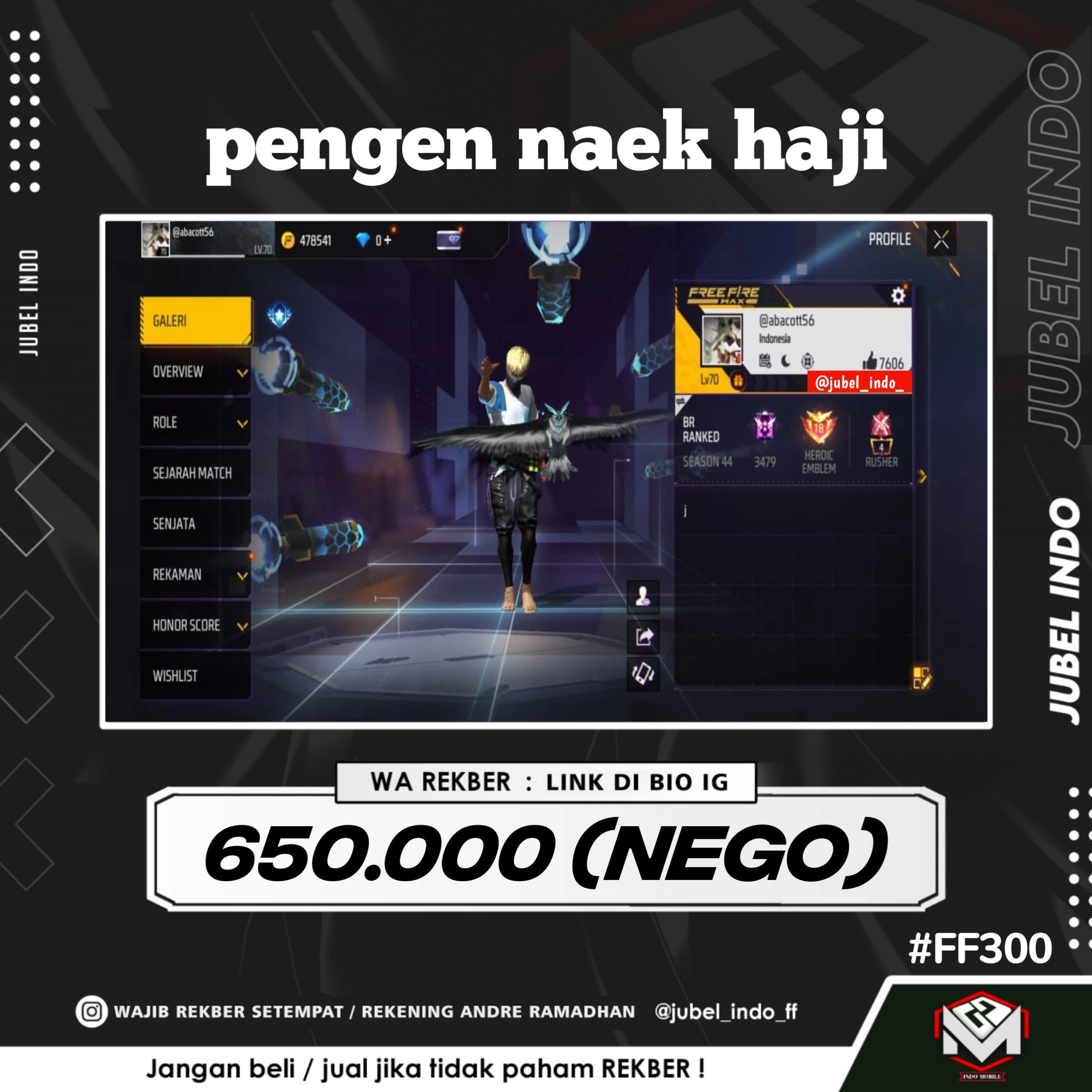 STOK FF #FF300