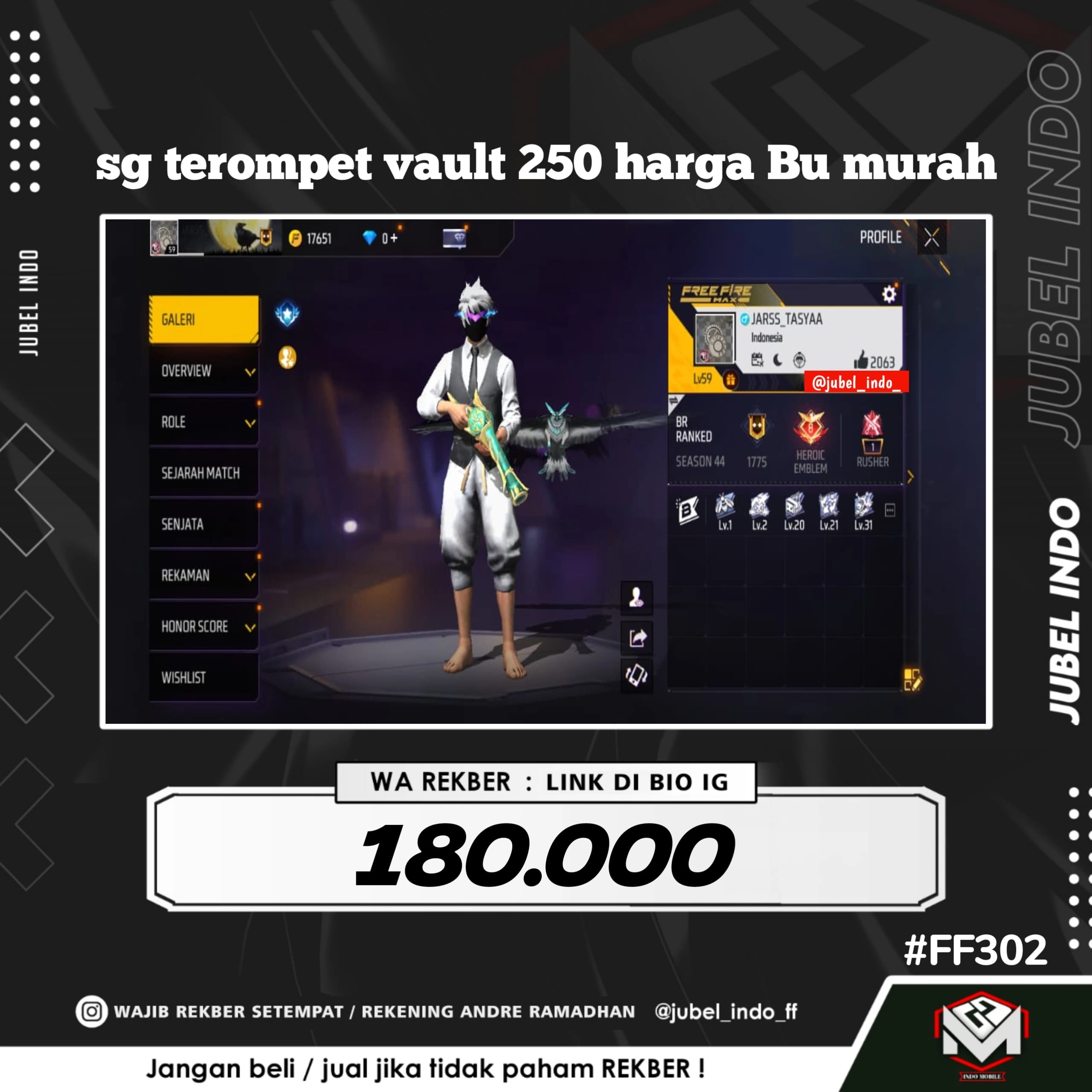 STOK FF #FF302