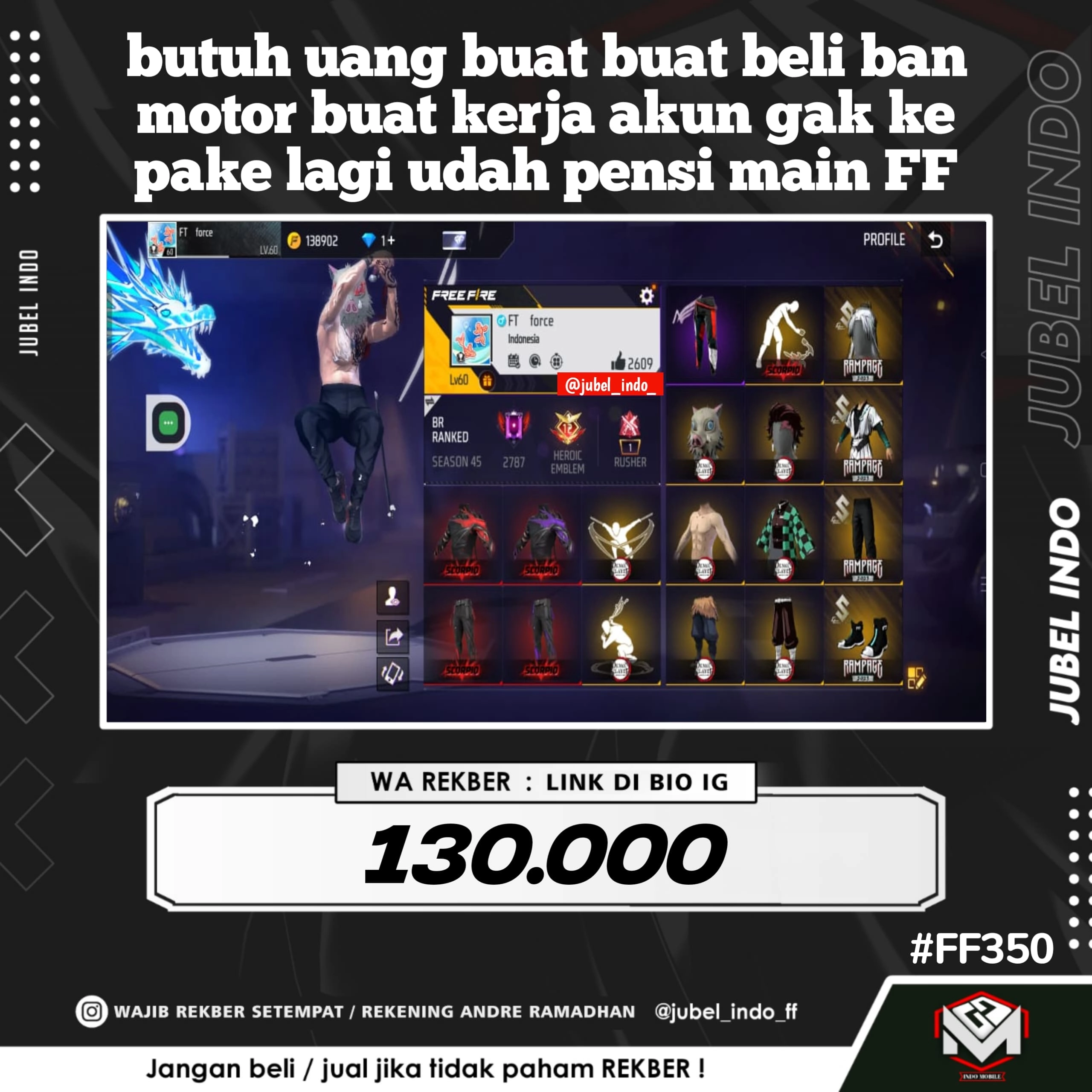 STOK FF #FF350