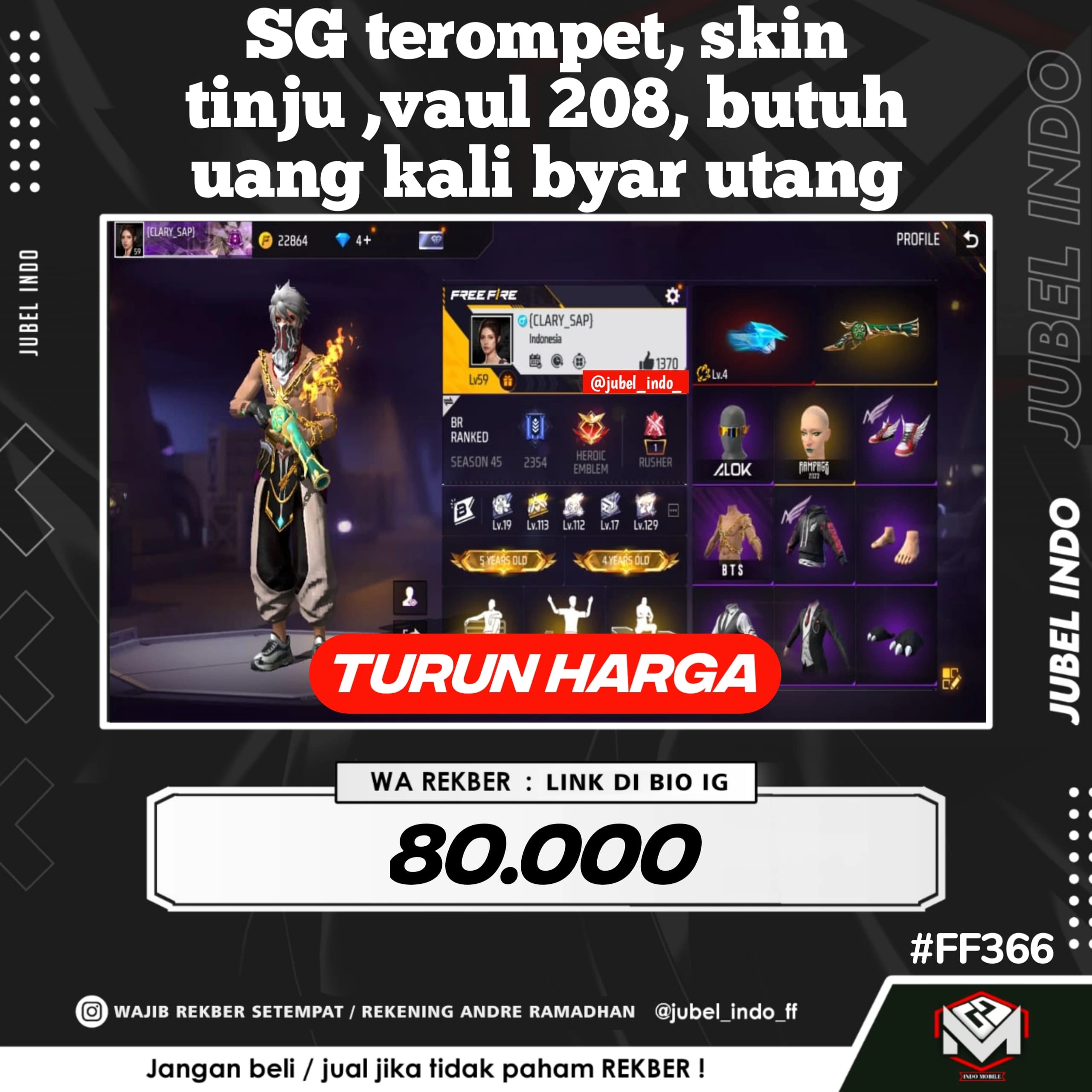 STOK FF #FF366