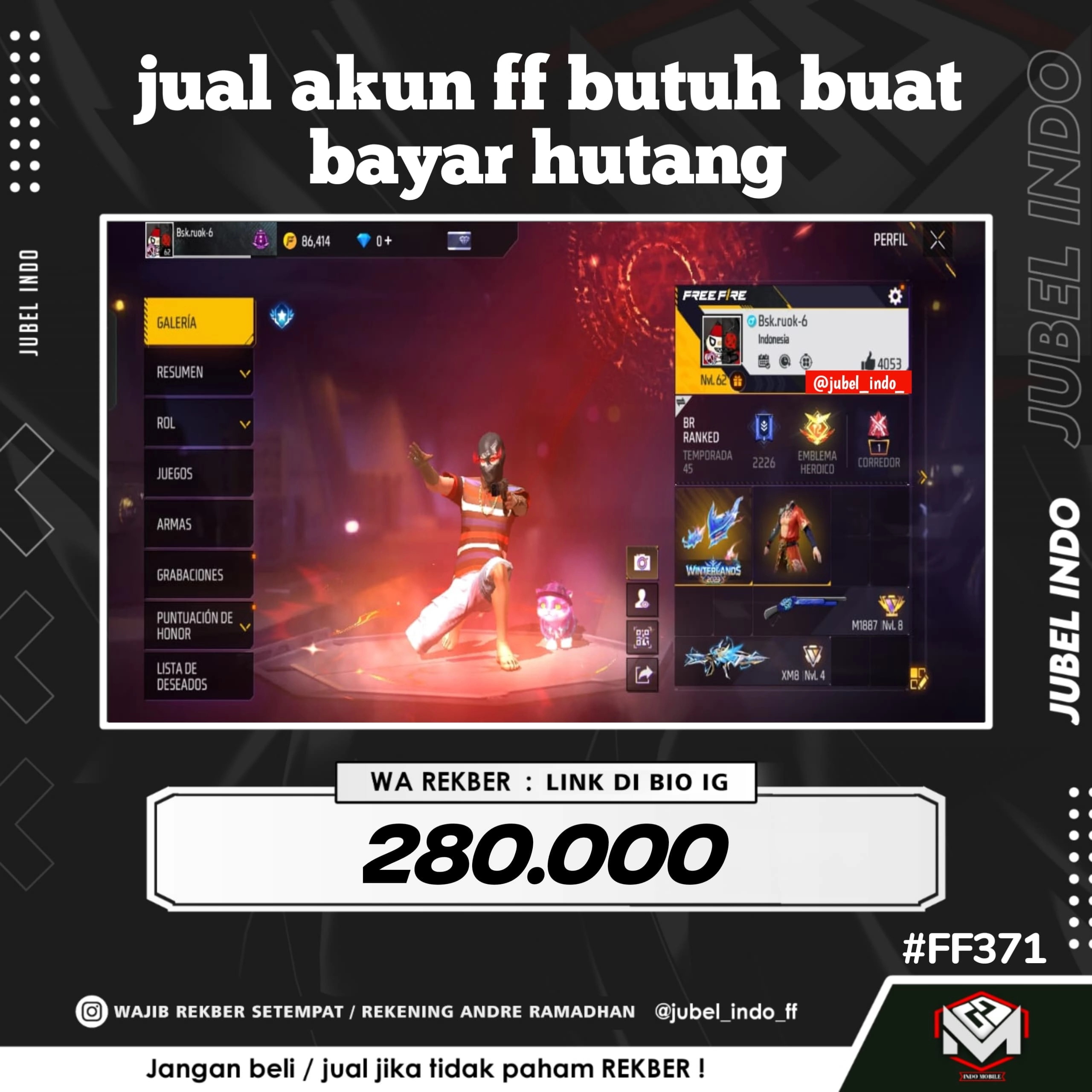 STOK FF #FF371