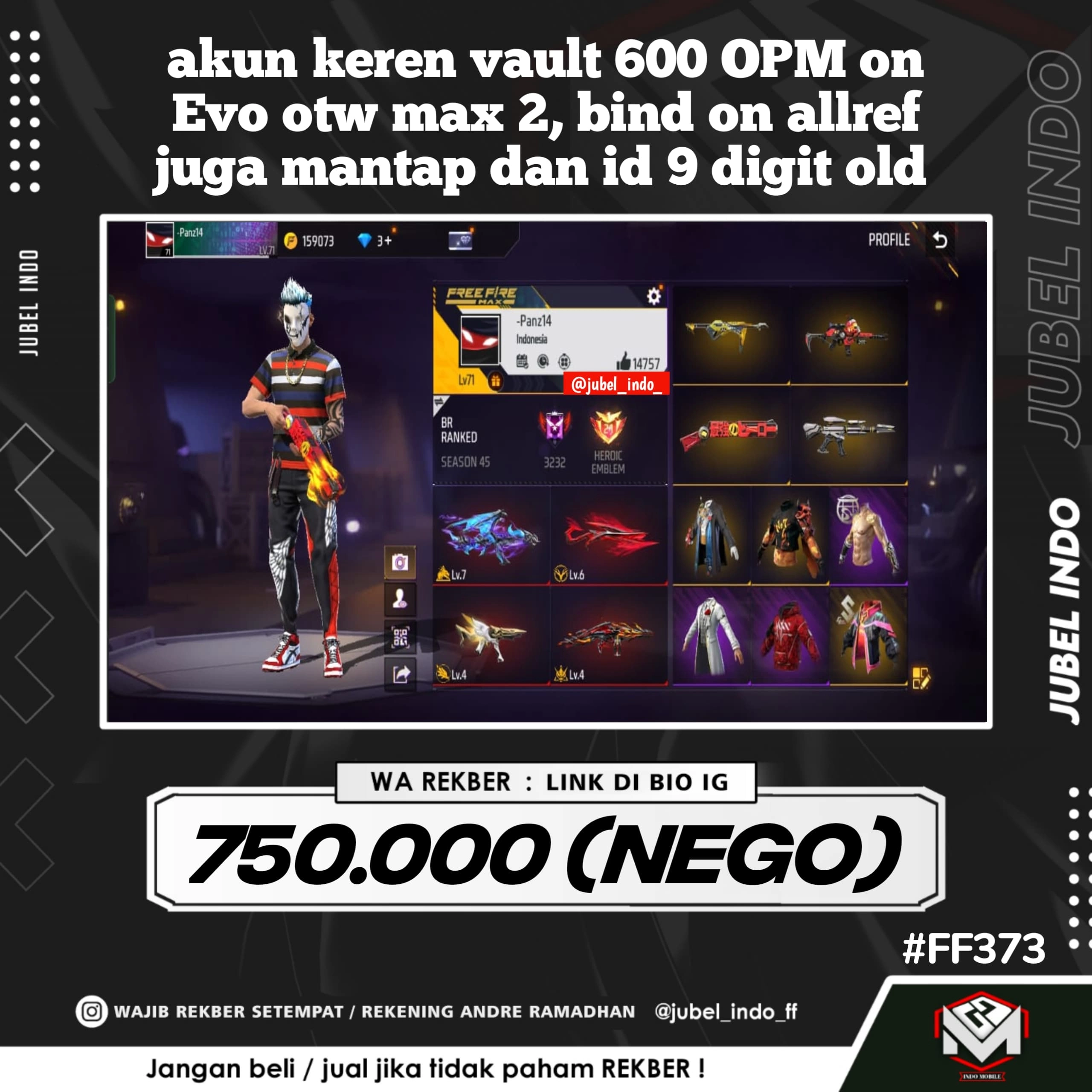 STOK FF #FF373