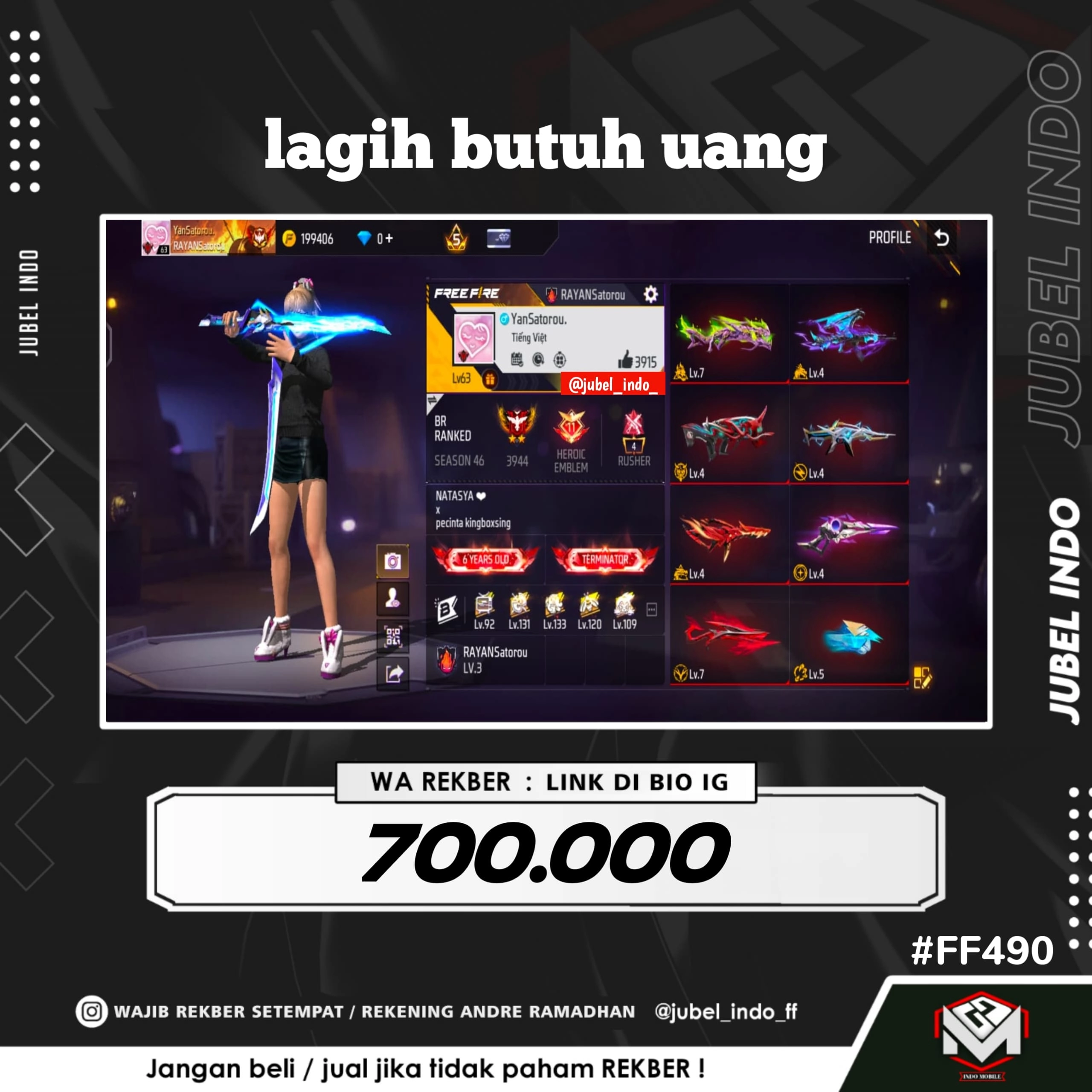 STOK FF #FF490
