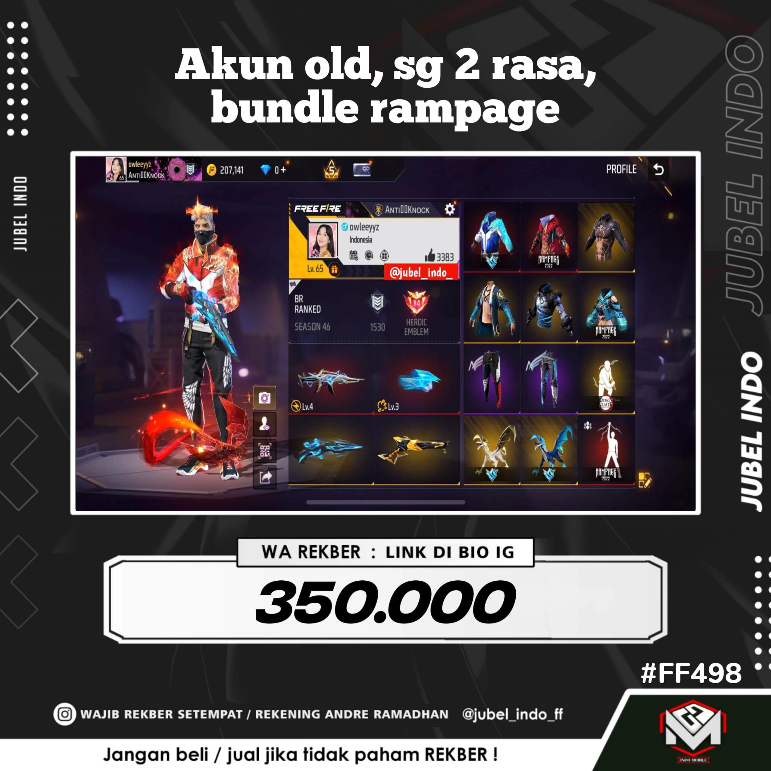 STOK FF #FF498