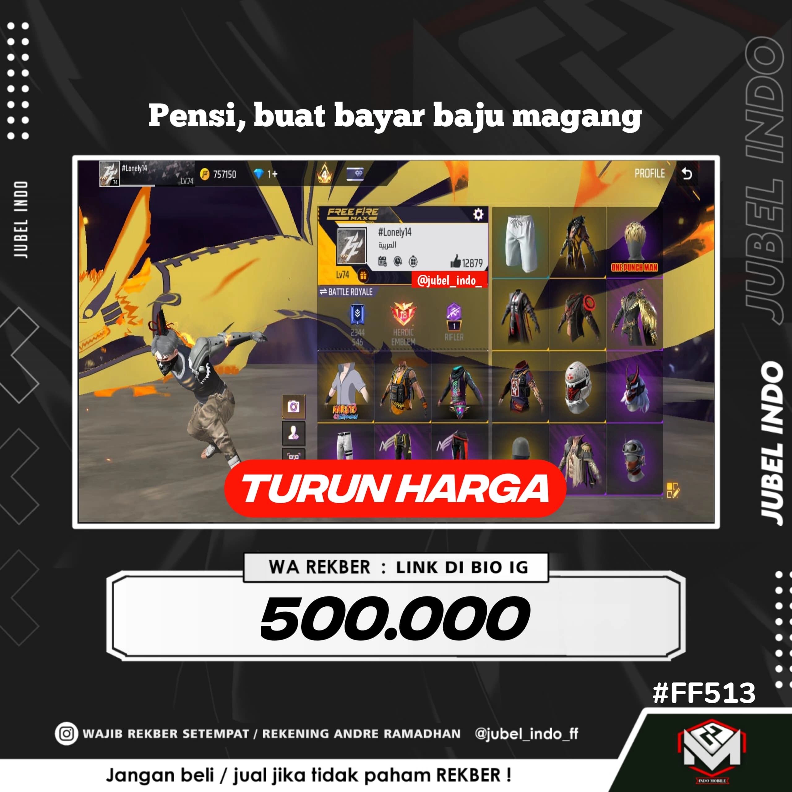 STOK FF #FF513