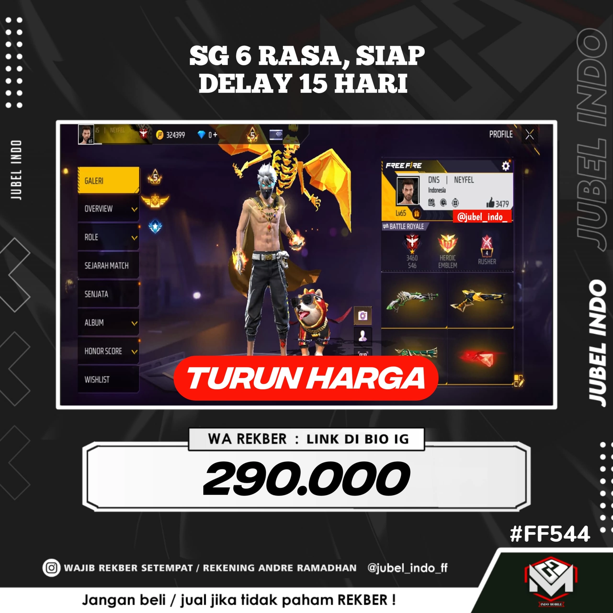 STOK FF #FF544