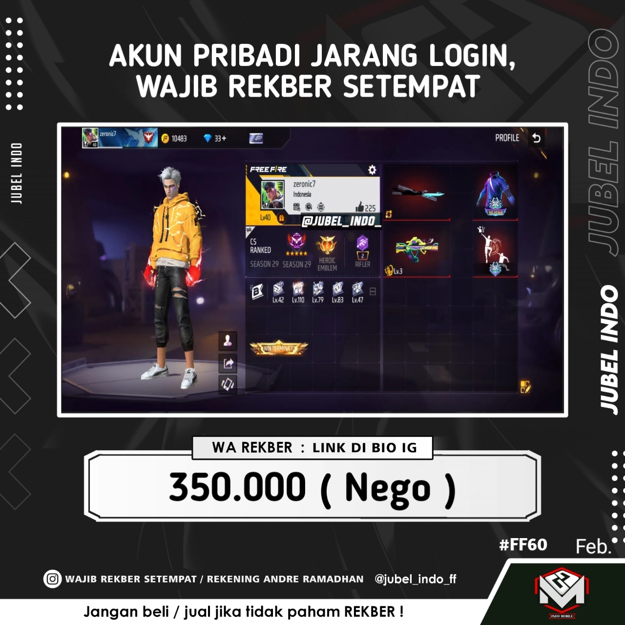 STOK FF #FF60