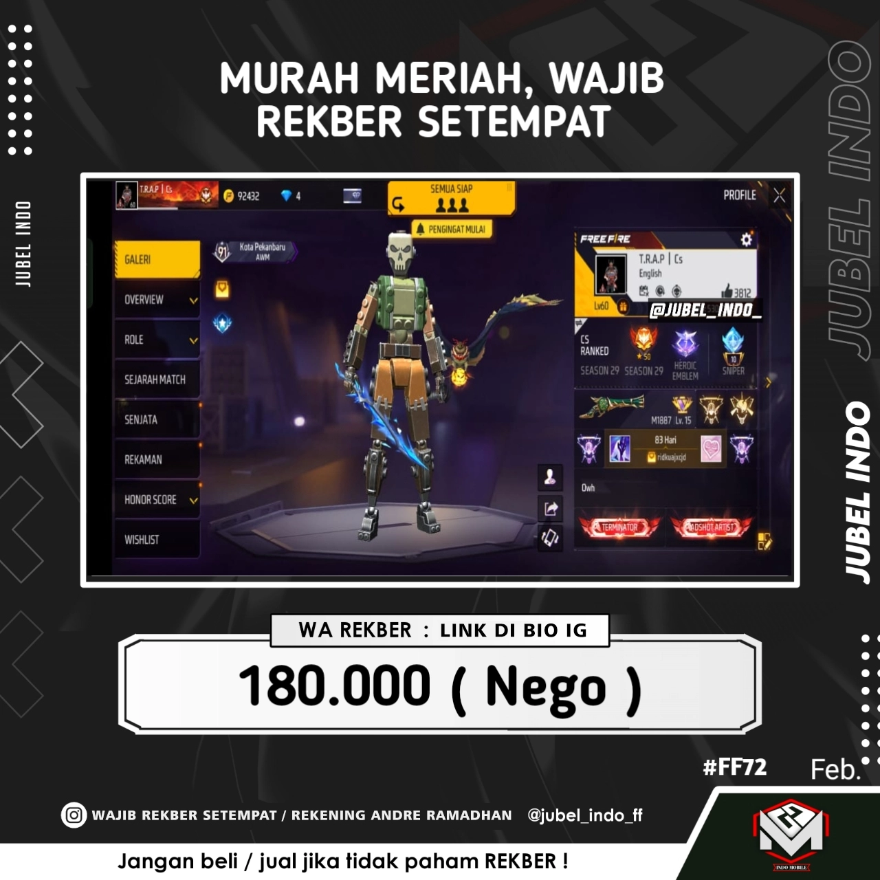 STOK FF #FF72