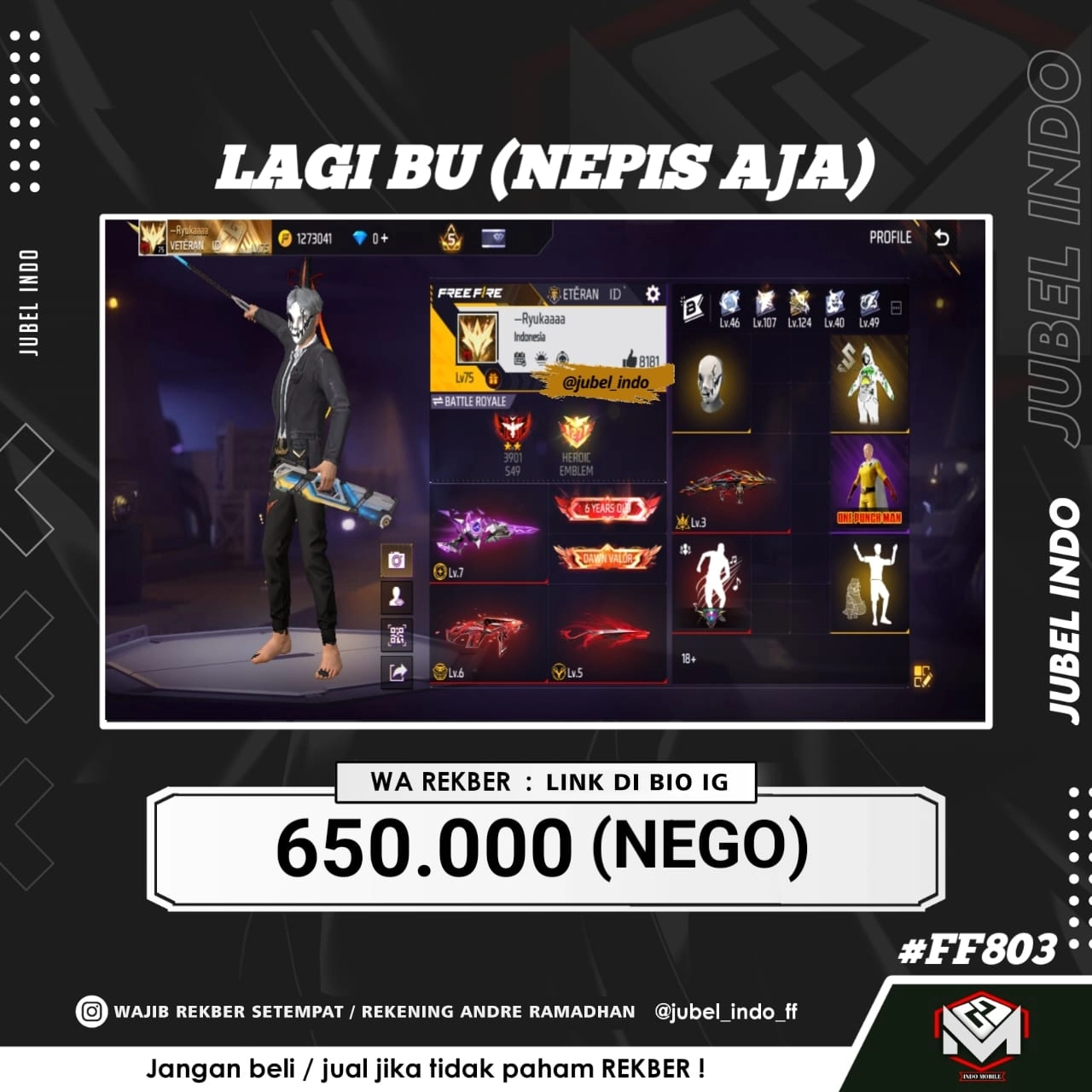 STOK FF #FF803