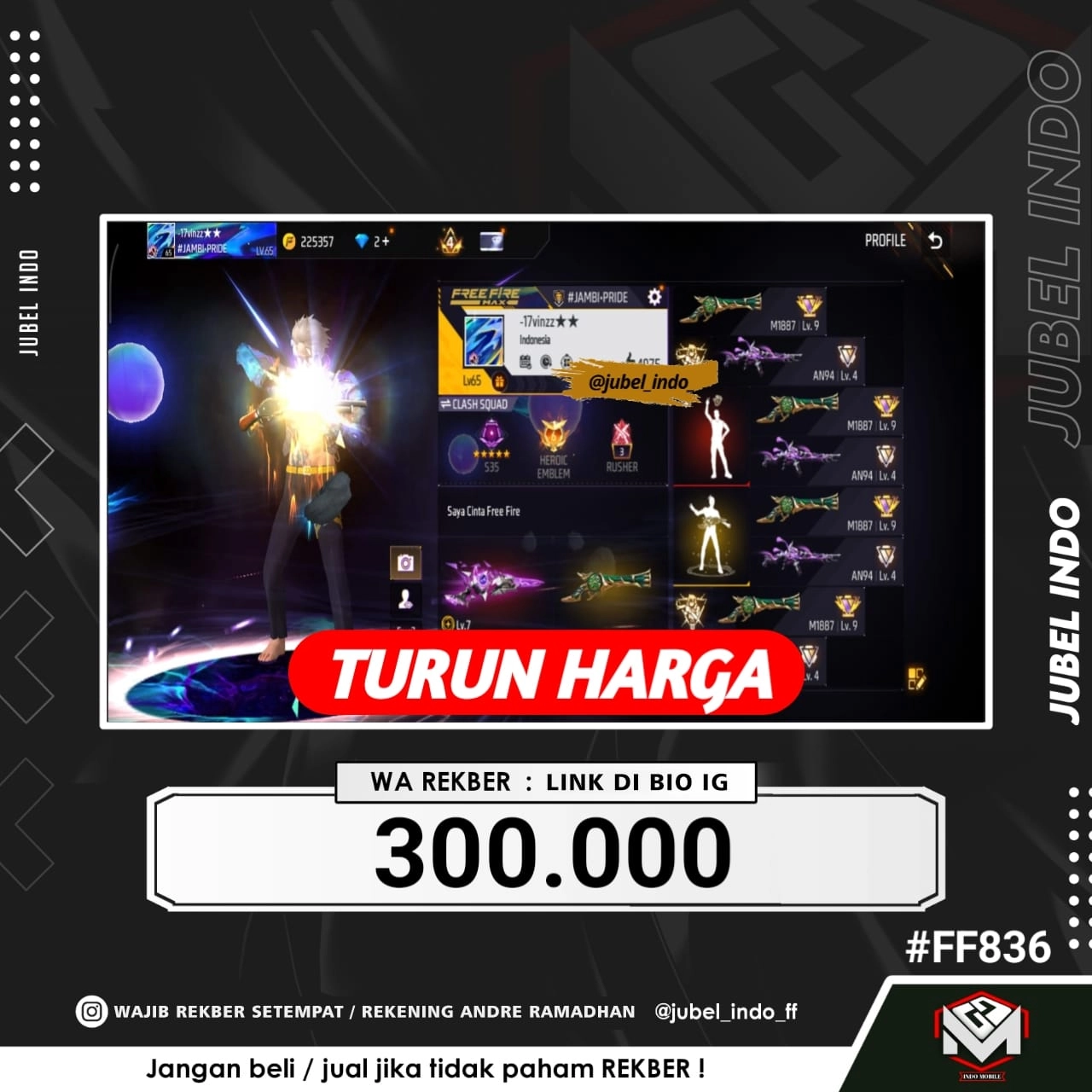 STOK FF #FF836
