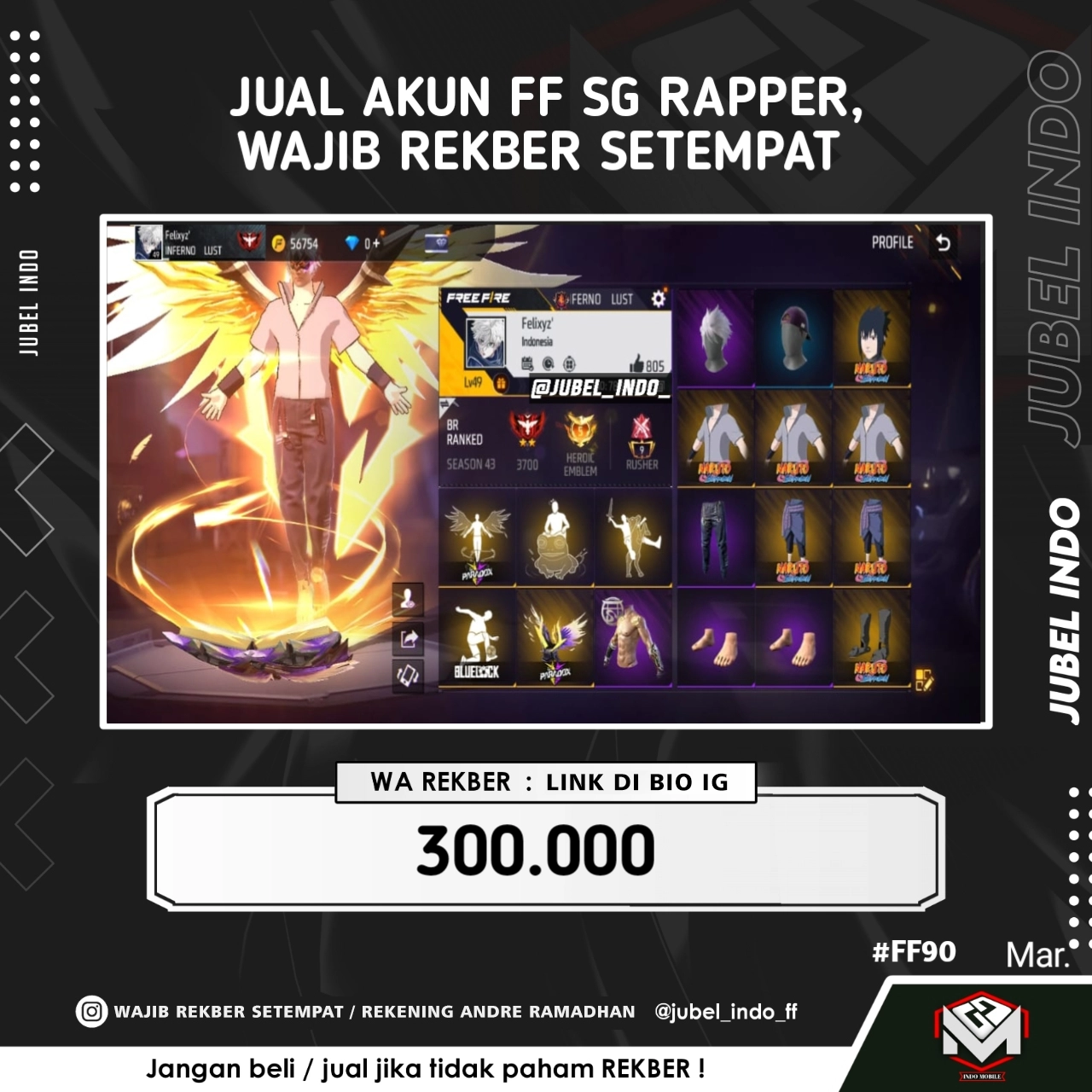 STOK FF #FF90