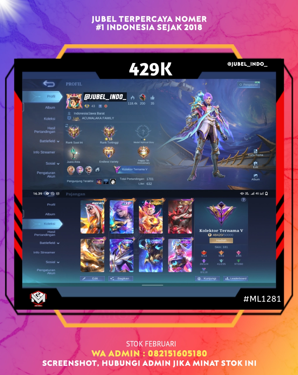 STOK ML #ML1281