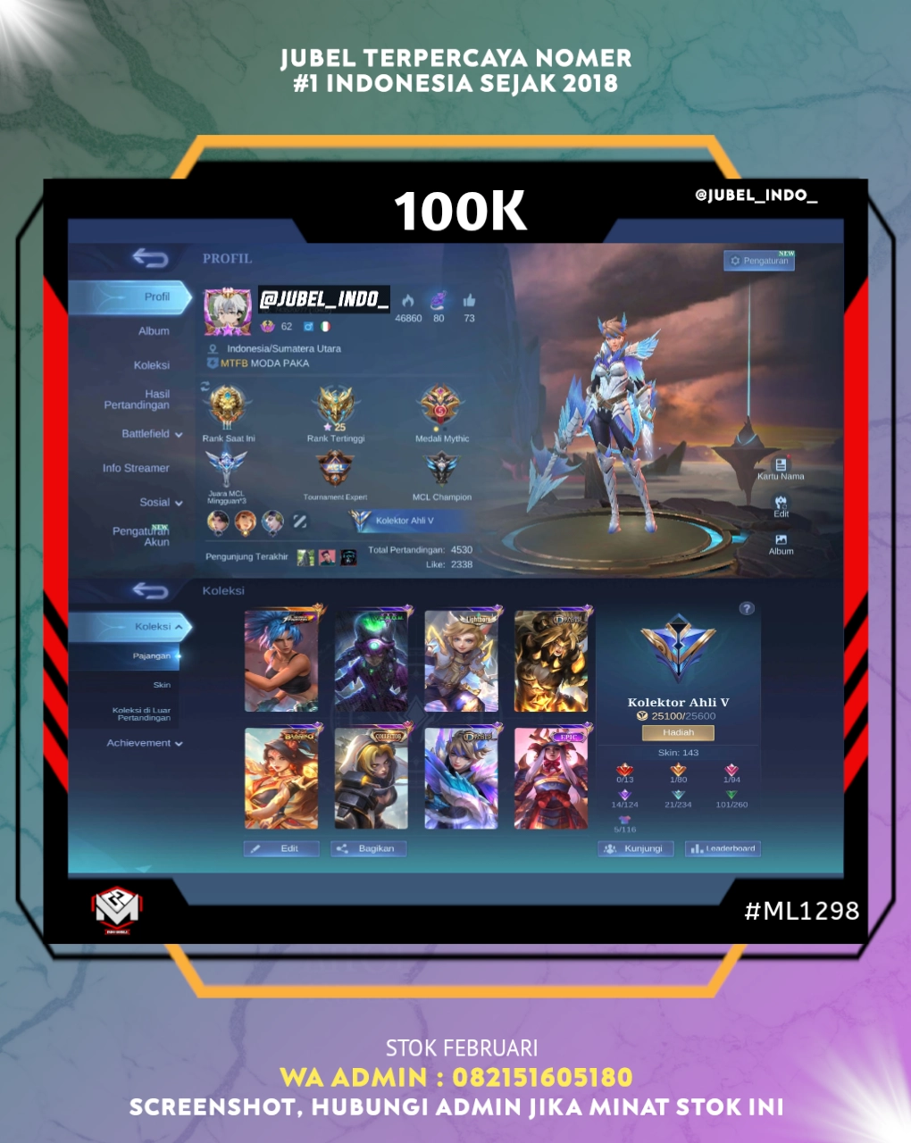 STOK ML #ML1298