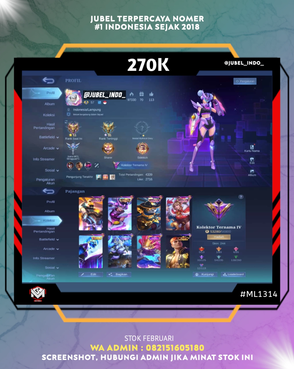 STOK ML #ML1314