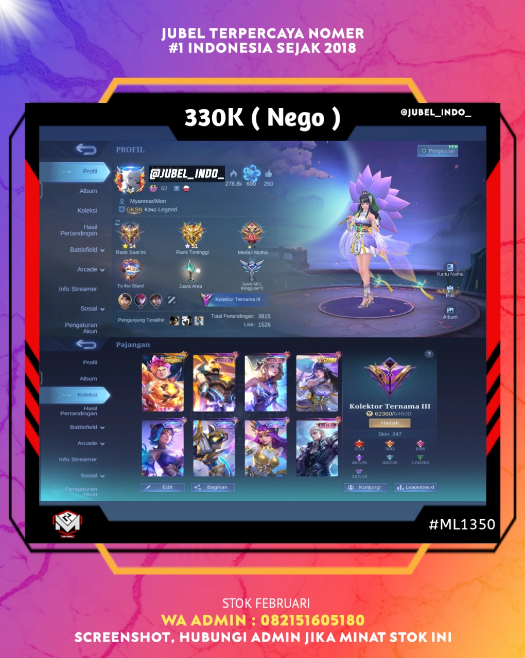 STOK ML #ML1350