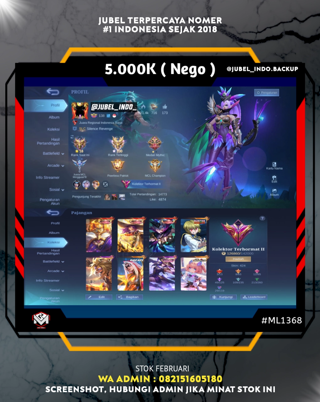 STOK ML #ML1368