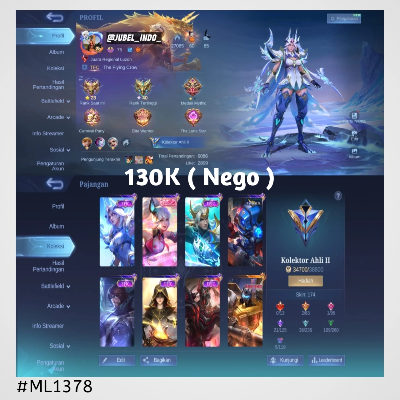 STOK ML #ML1378