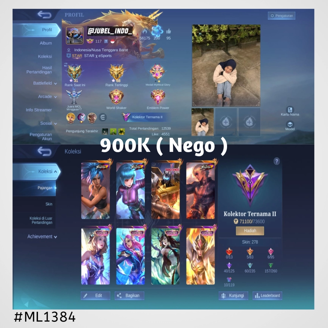 STOK ML #ML1384