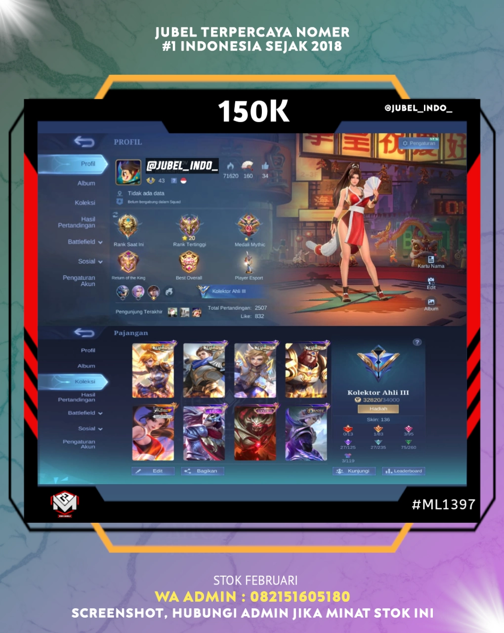 STOK ML #ML1397