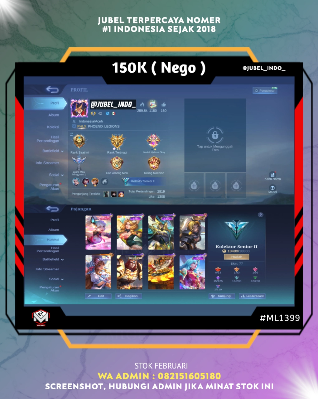 STOK ML #ML1399