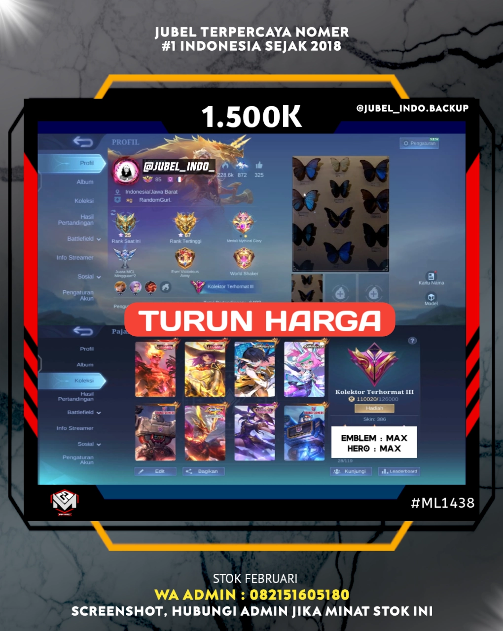STOK ML #ML1438