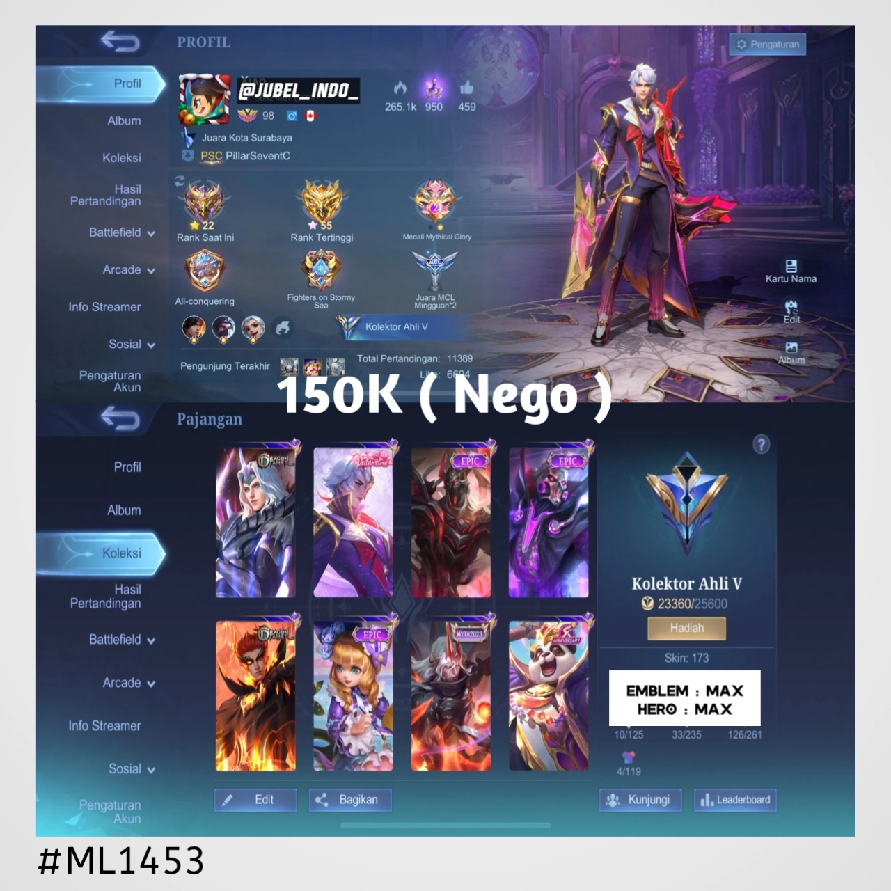 STOK ML #ML1453