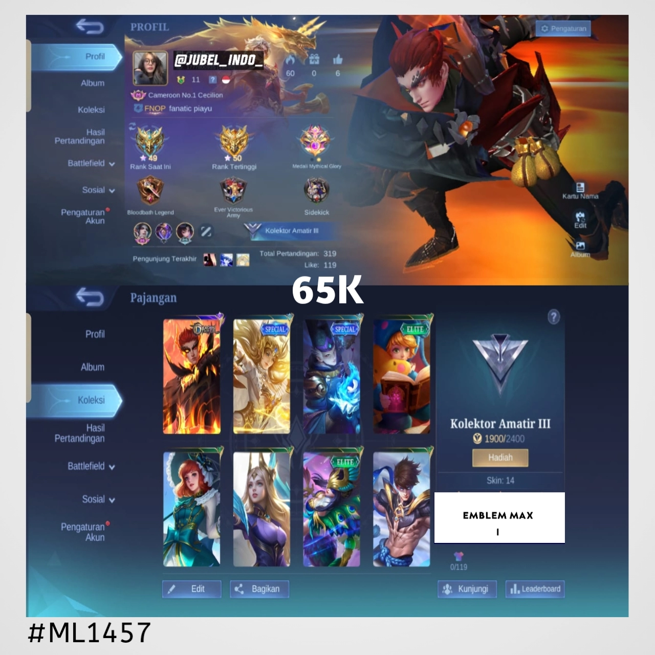 STOK ML #ML1457