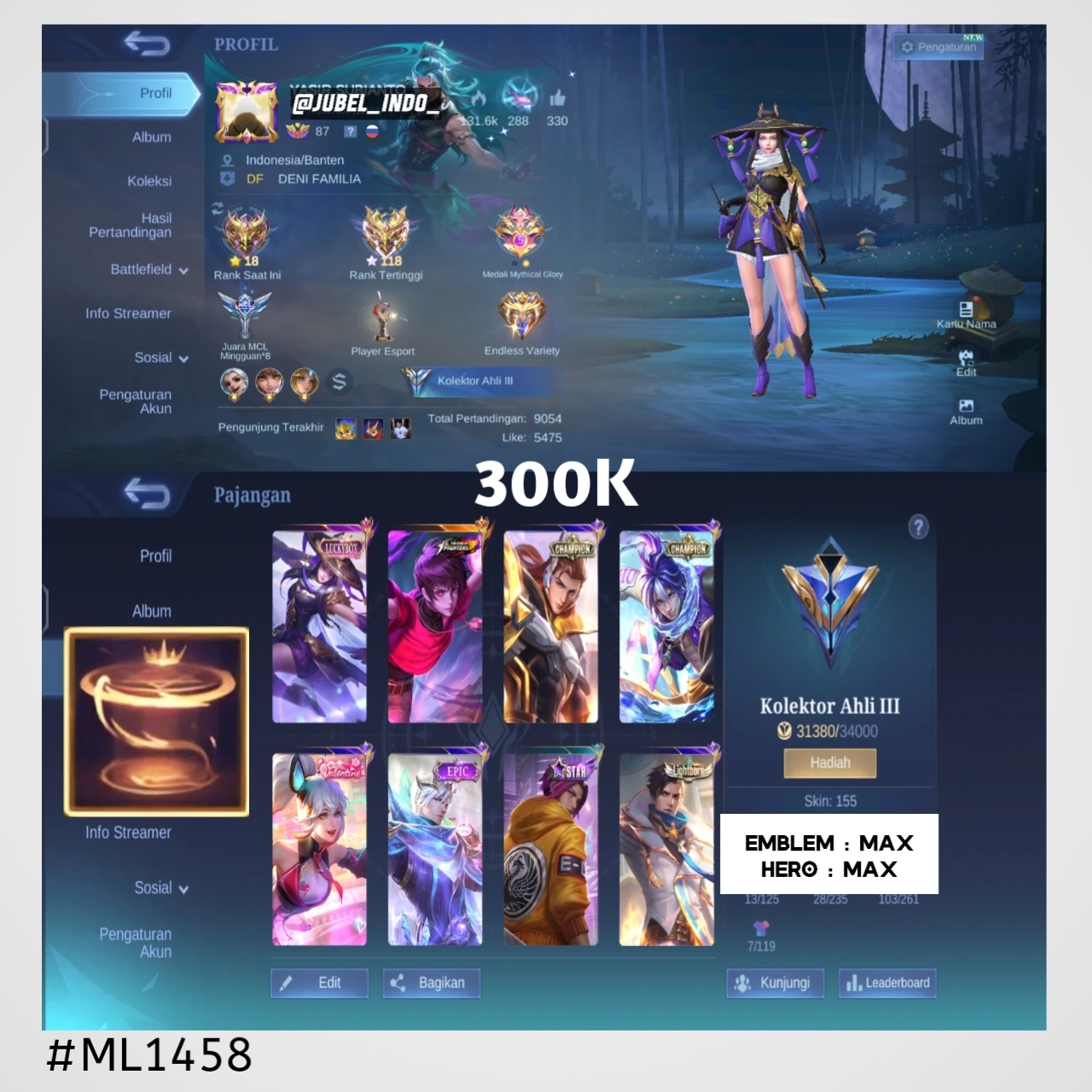STOK ML #ML1458