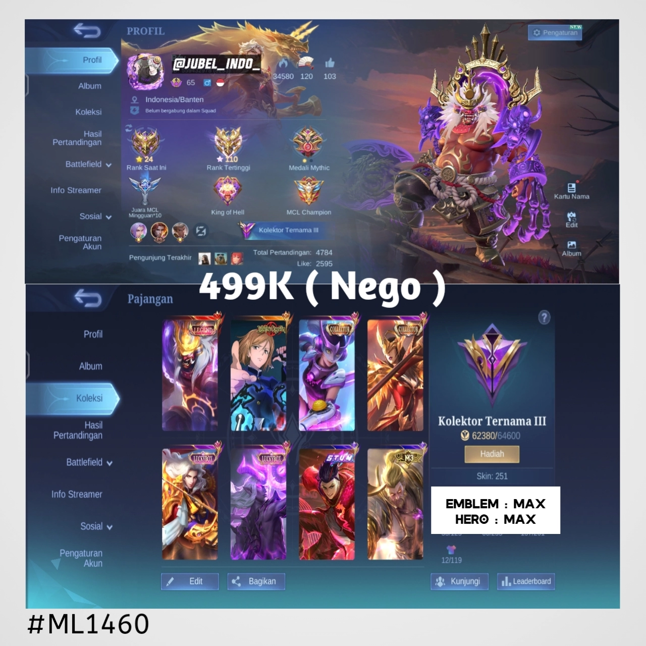 STOK ML #ML1460