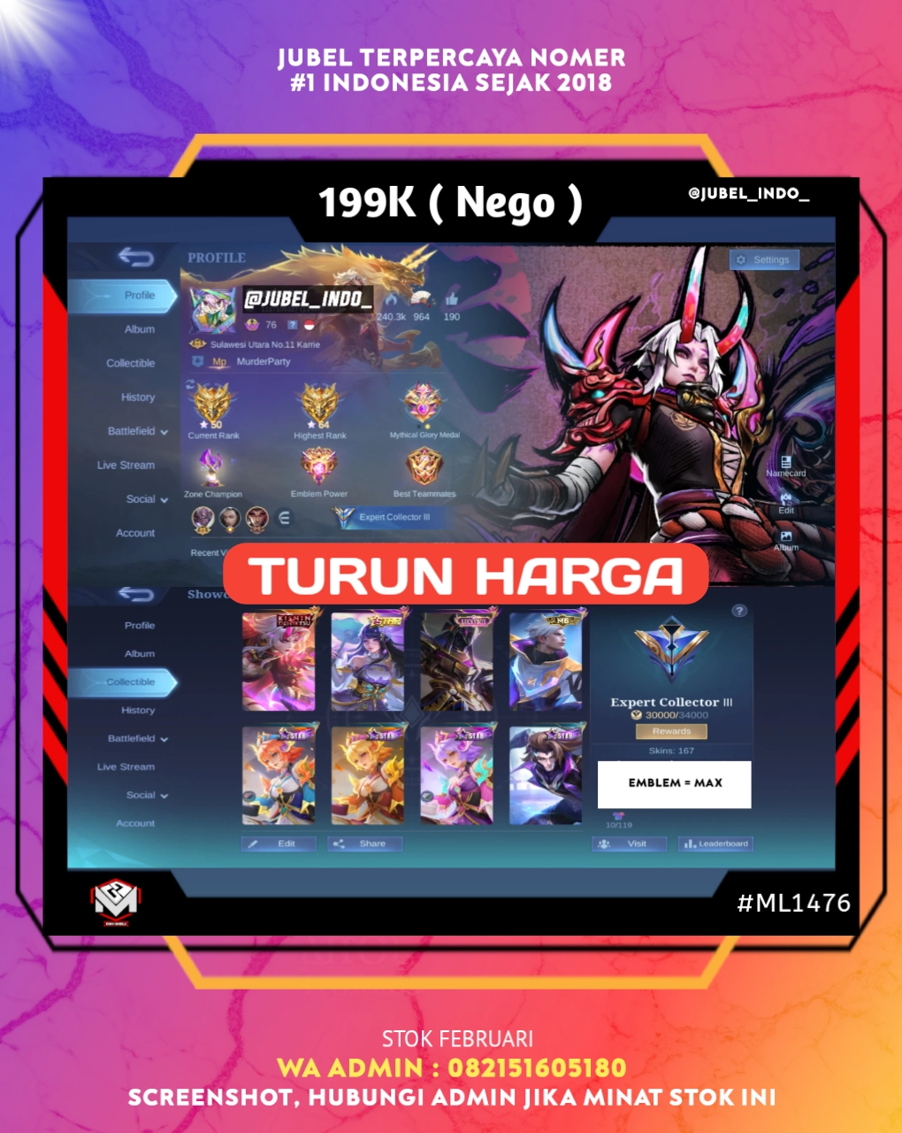 STOK ML #ML1476