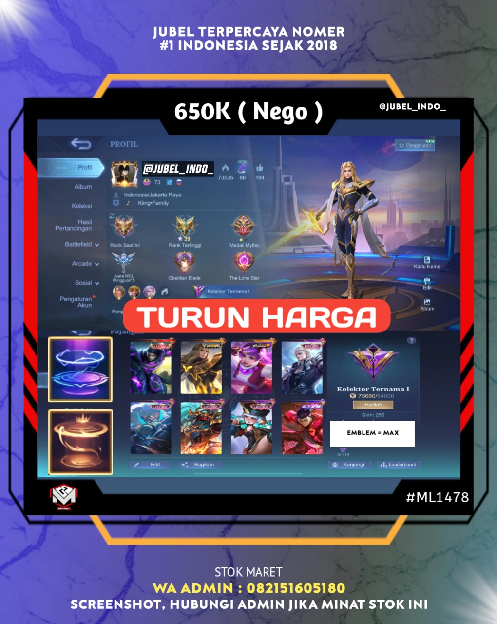 STOK ML #ML1478