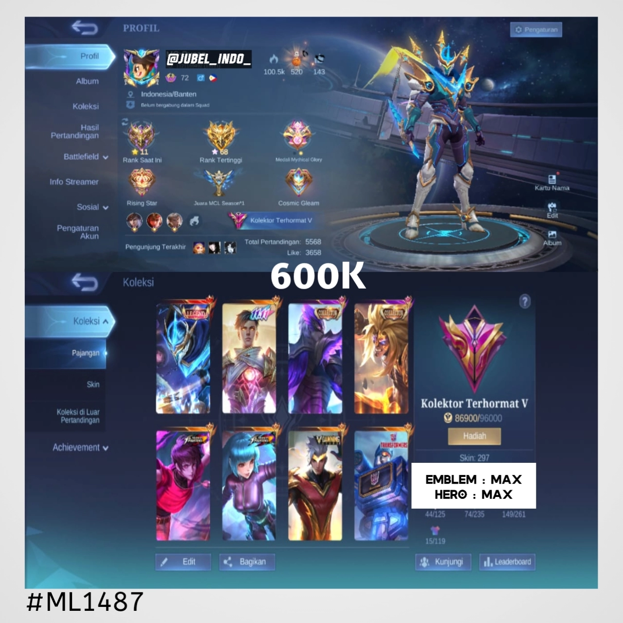 STOK ML #ML1487