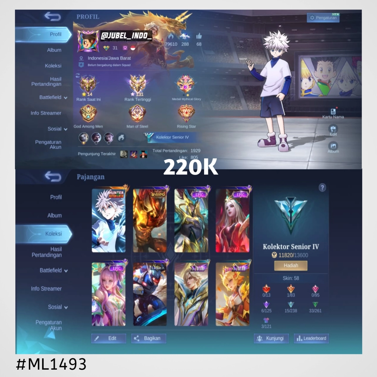 STOK ML #ML1493